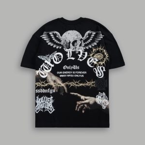 Darc Creed Premium Oversized Tee in Black