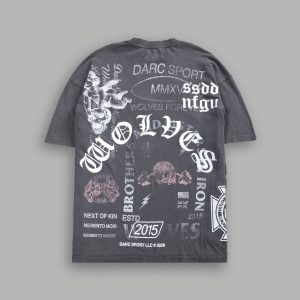 Next Of Kin NFGU Premium Oversized Tee in Slate Gray