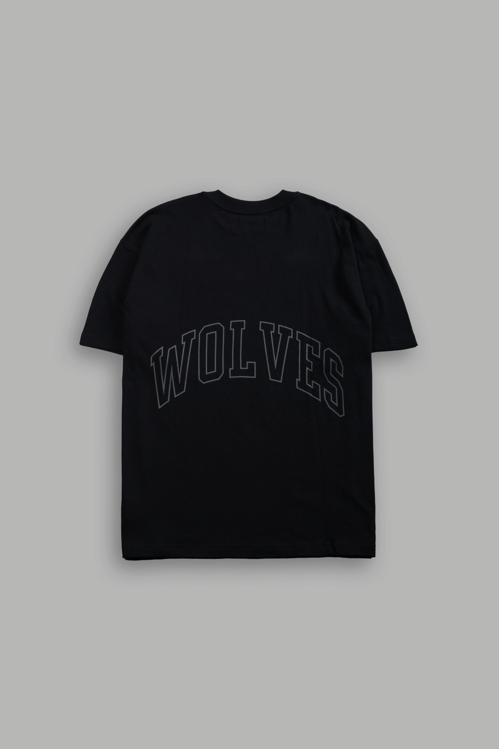 Powerhouse of the Wolves Premium Oversized Tee in Black - Image 3