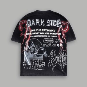 Come To The Dark Side Premium Oversized Tee in Black