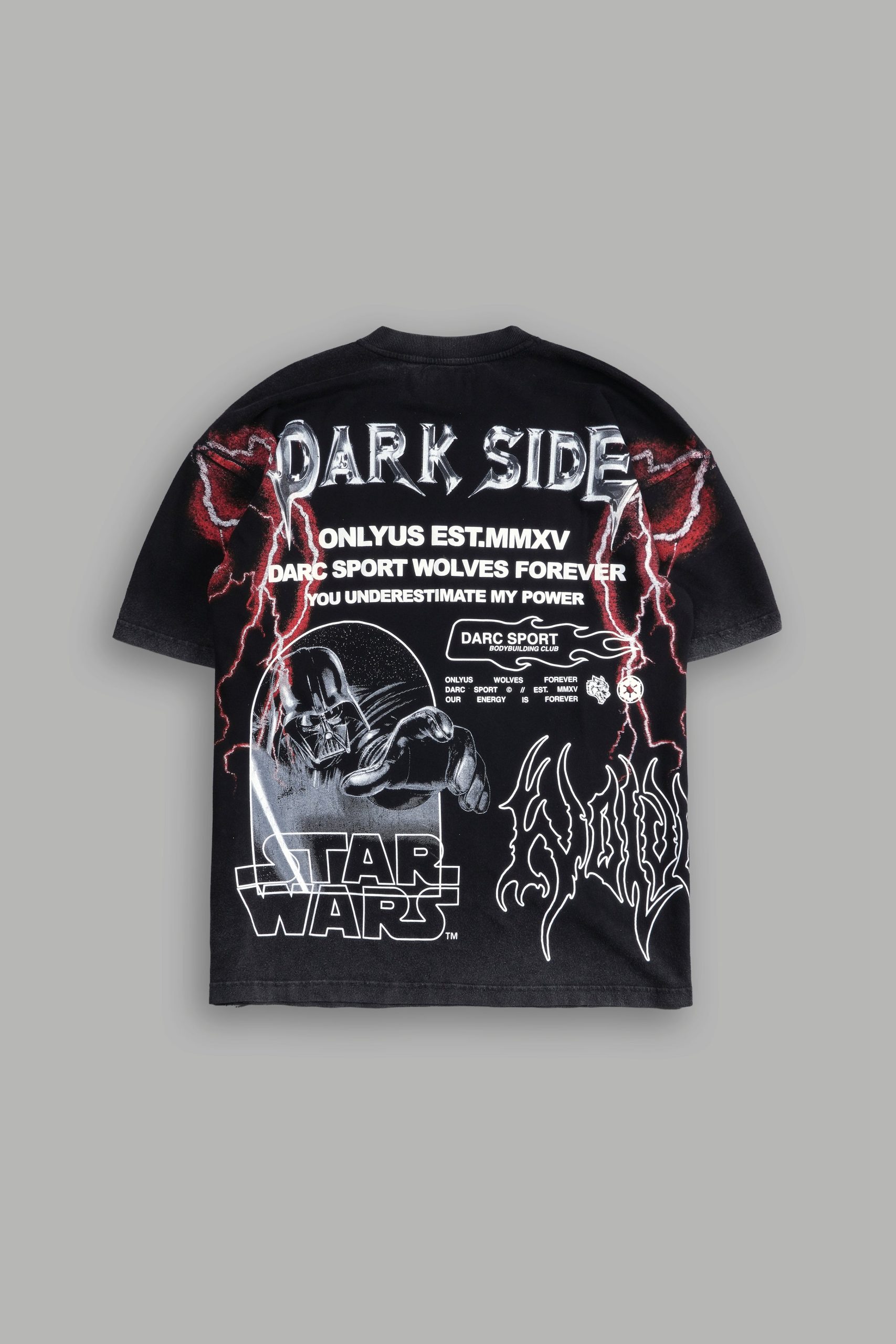 Come To The Dark Side Premium Oversized Tee in Black