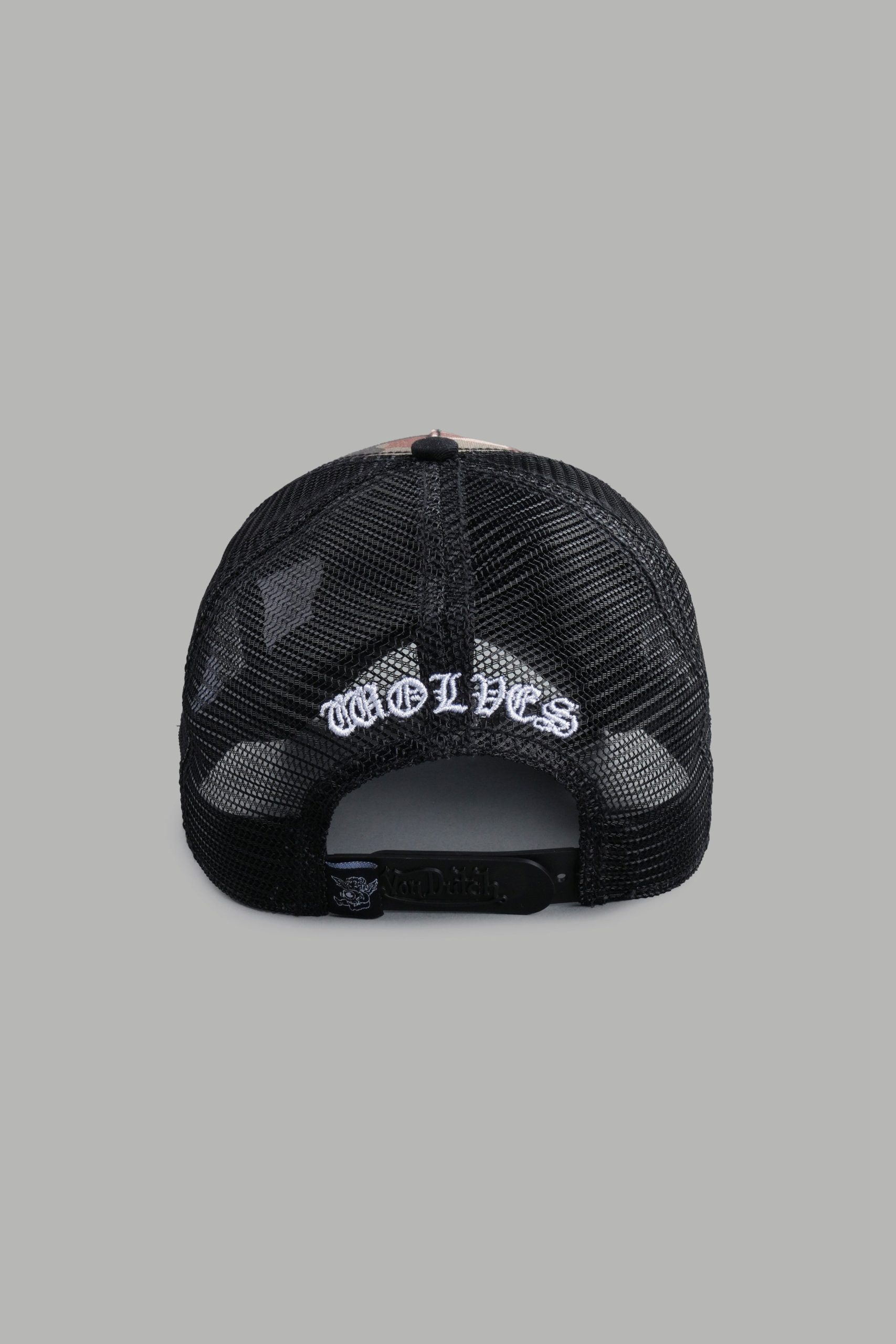 DSVD Collab Trucker Hat in Black Camo/Olive - Image 3