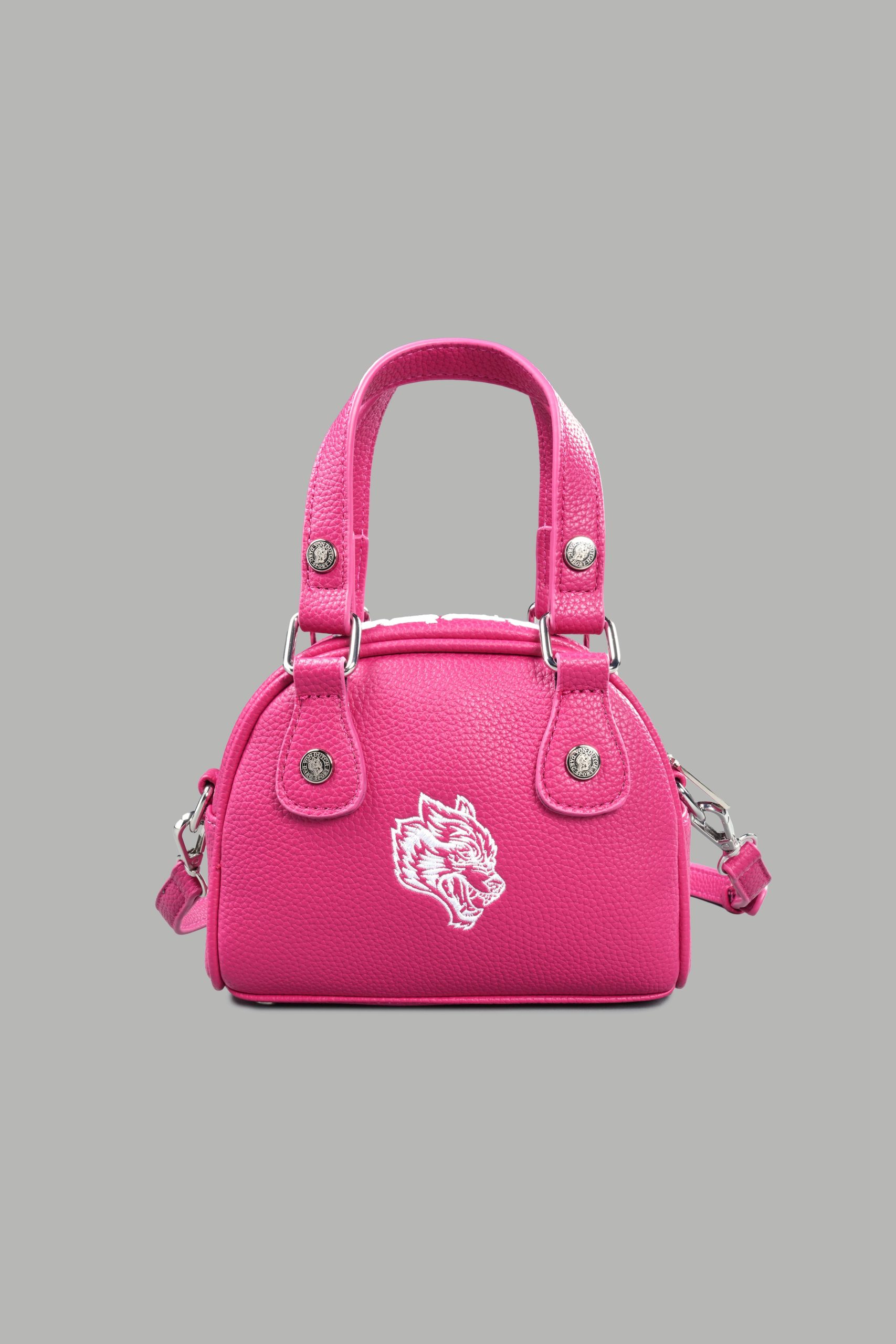 DSVD Collab VD Leather Mini Bowler in Mauve/Pink - Image 2