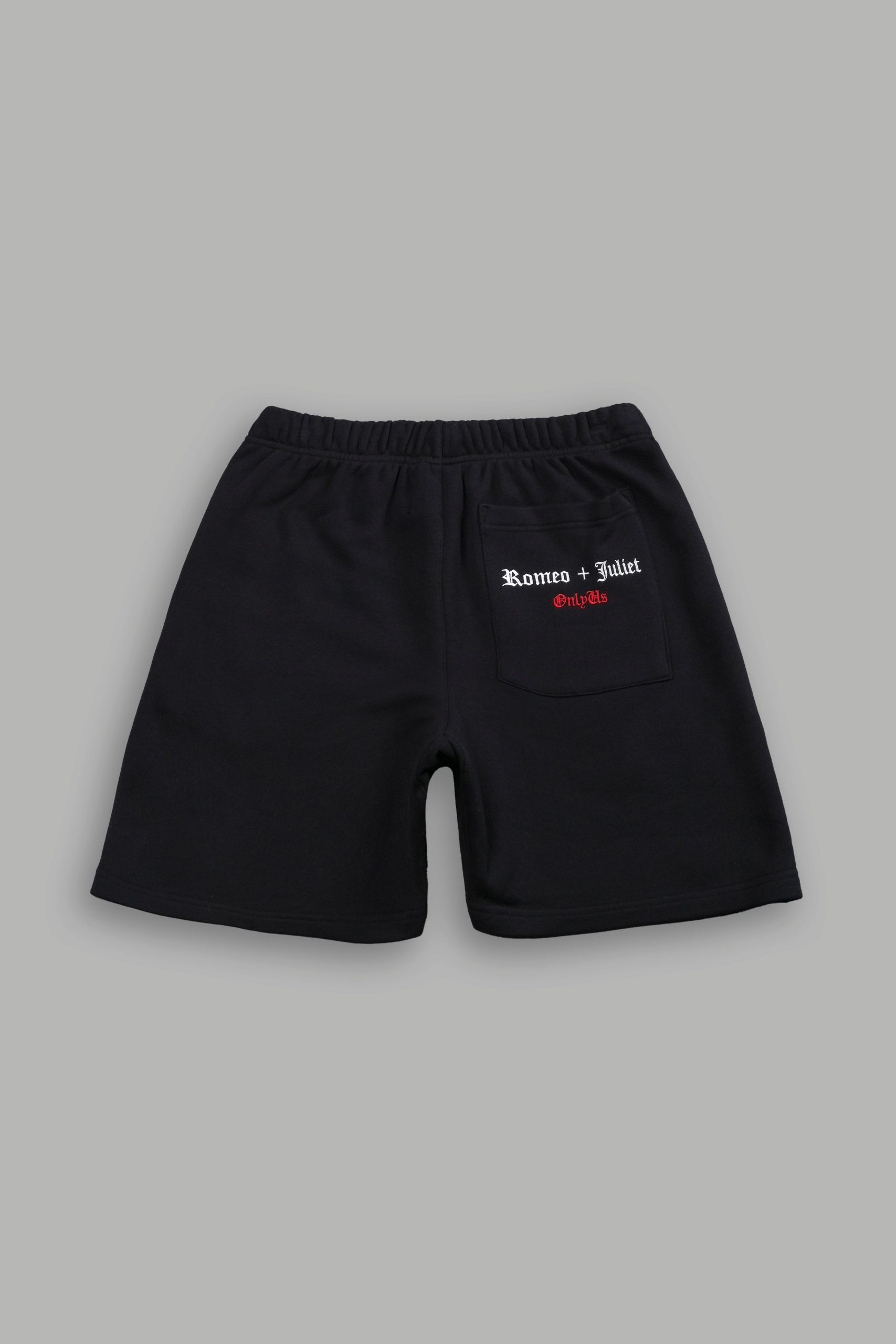 Doomed Love Post Lounge Sweat Shorts in Black - Image 3