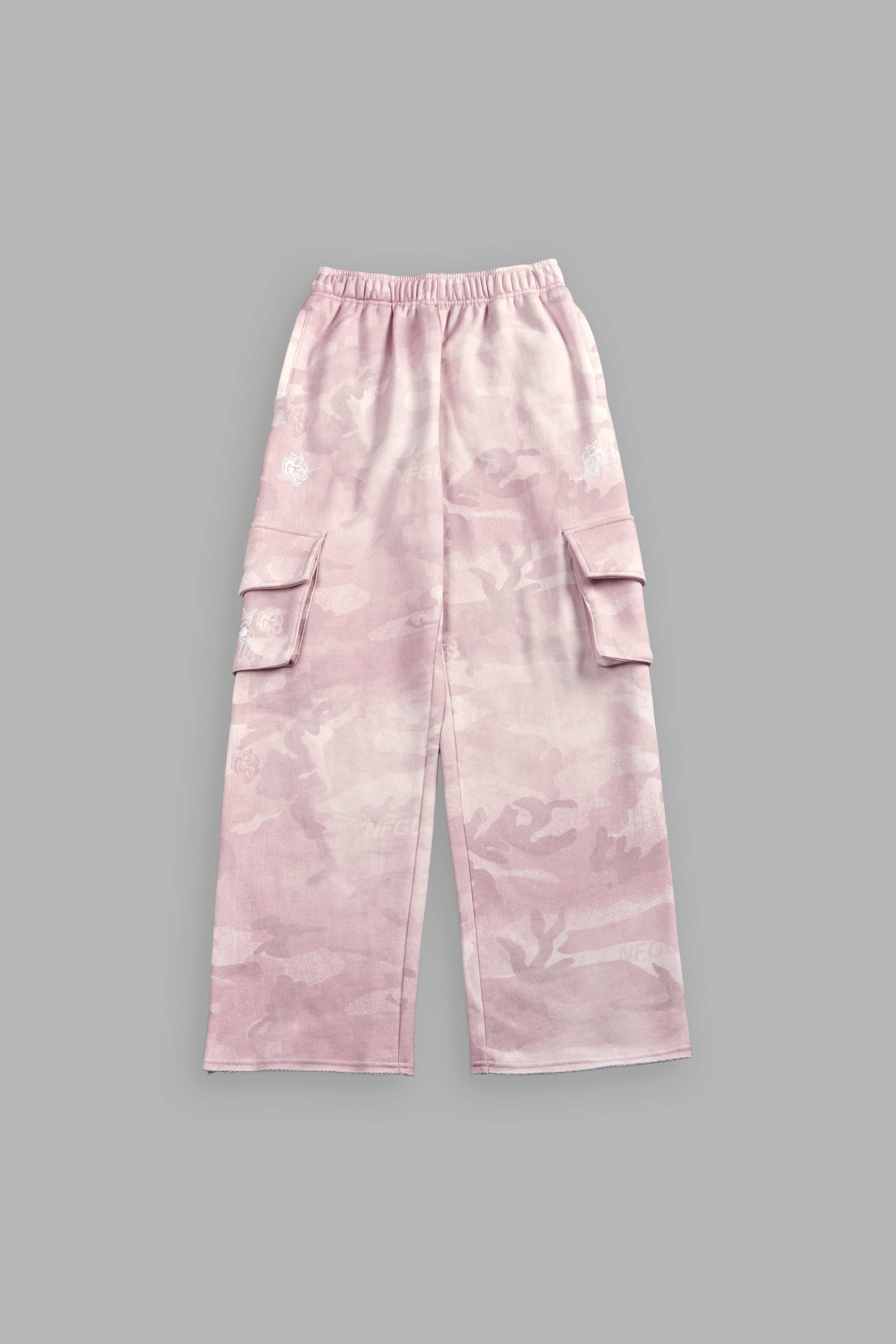 Dual Cherub NFGU Big Cozy Sweats in Blush Vintage Woodland Camo - Image 5