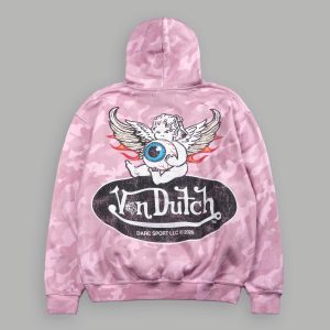 Von Wild Pierce Hoodie in Dsvd Bubblegum Camo