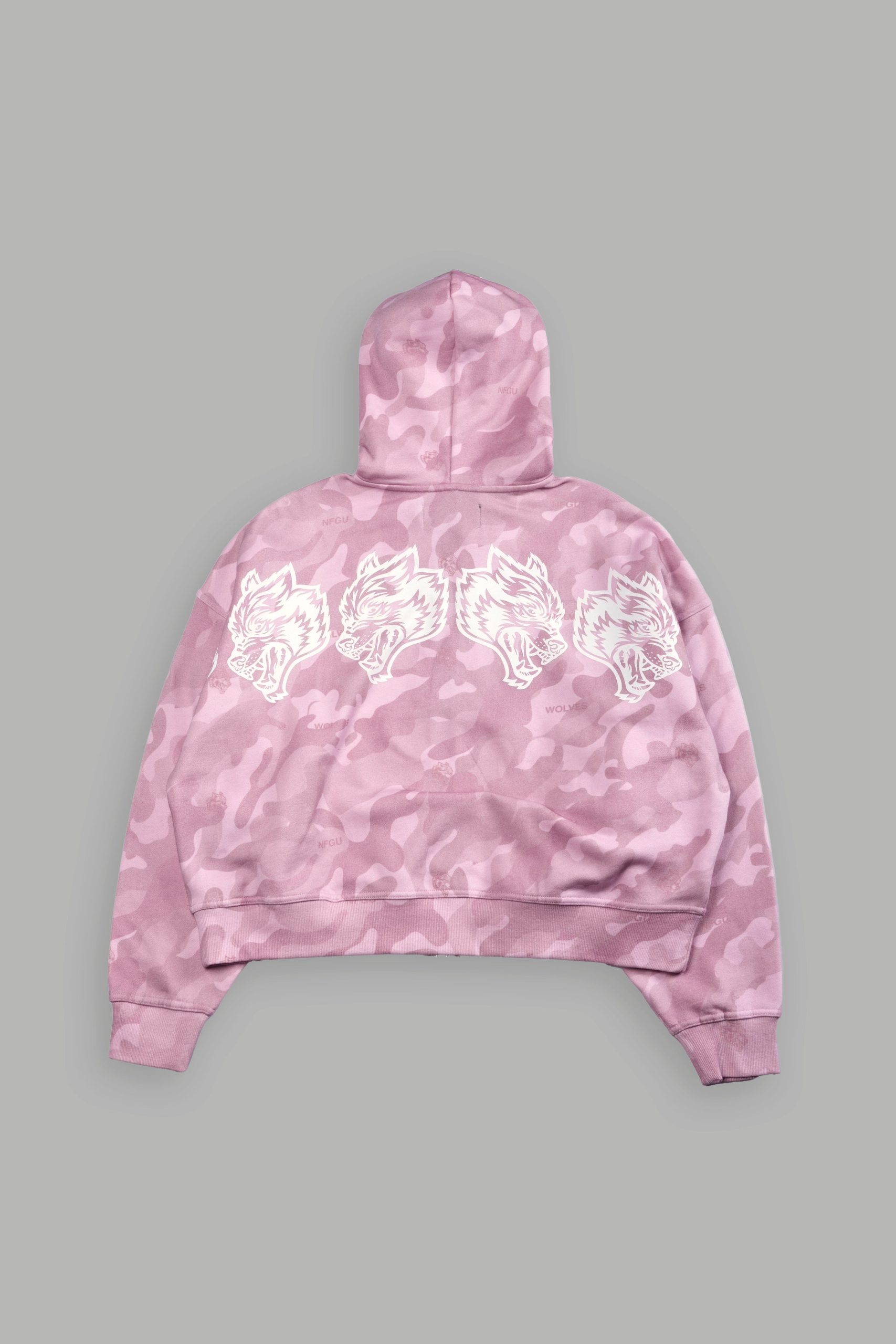 DSVD Legacy Vex Double Zip Hoodie in DSVD Bubblegum Camo - Image 6
