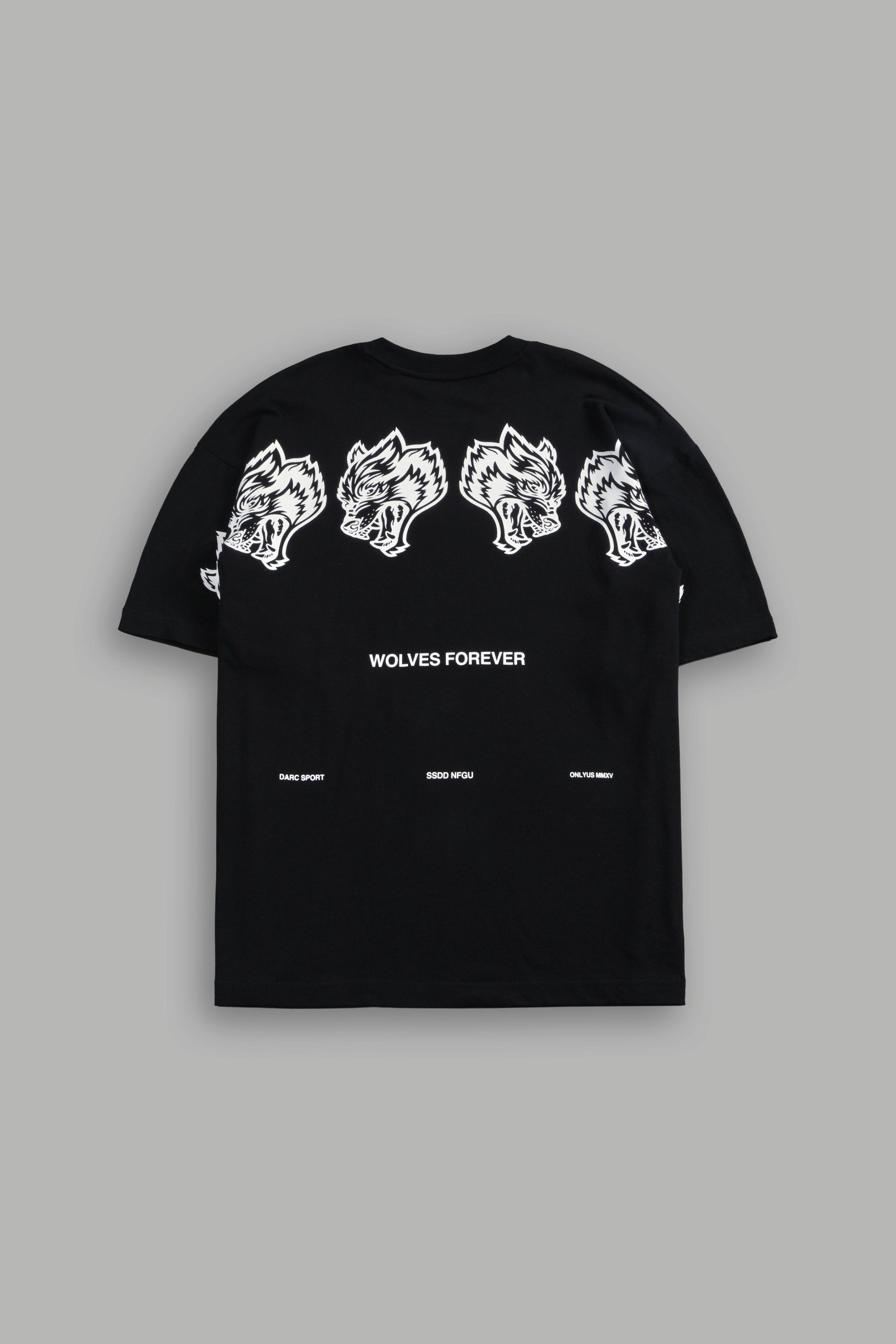 Wolves Have Your Back Premium Oversized Tee in Black