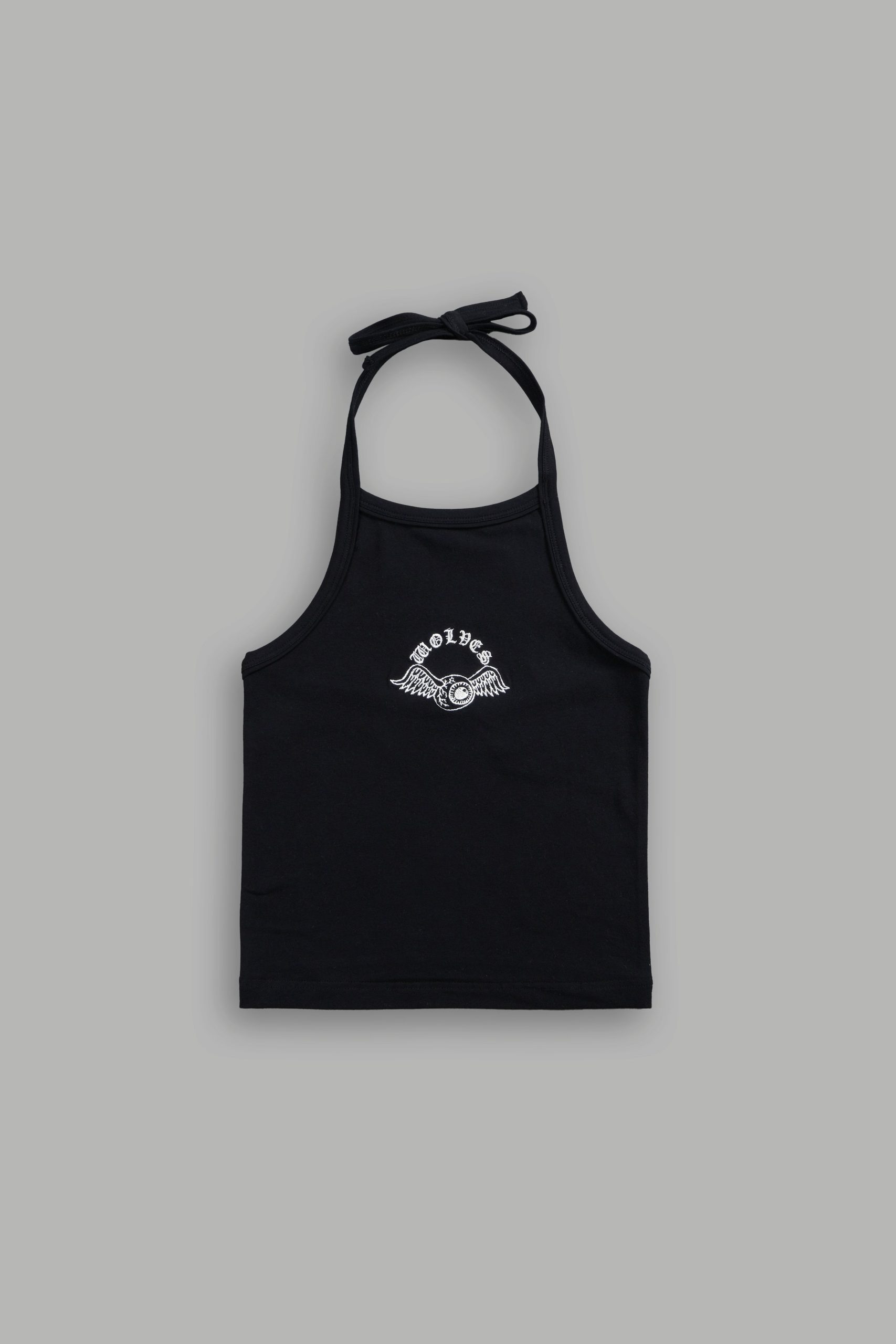 Wolves Kulture Tara Halter Top in Black - Image 4