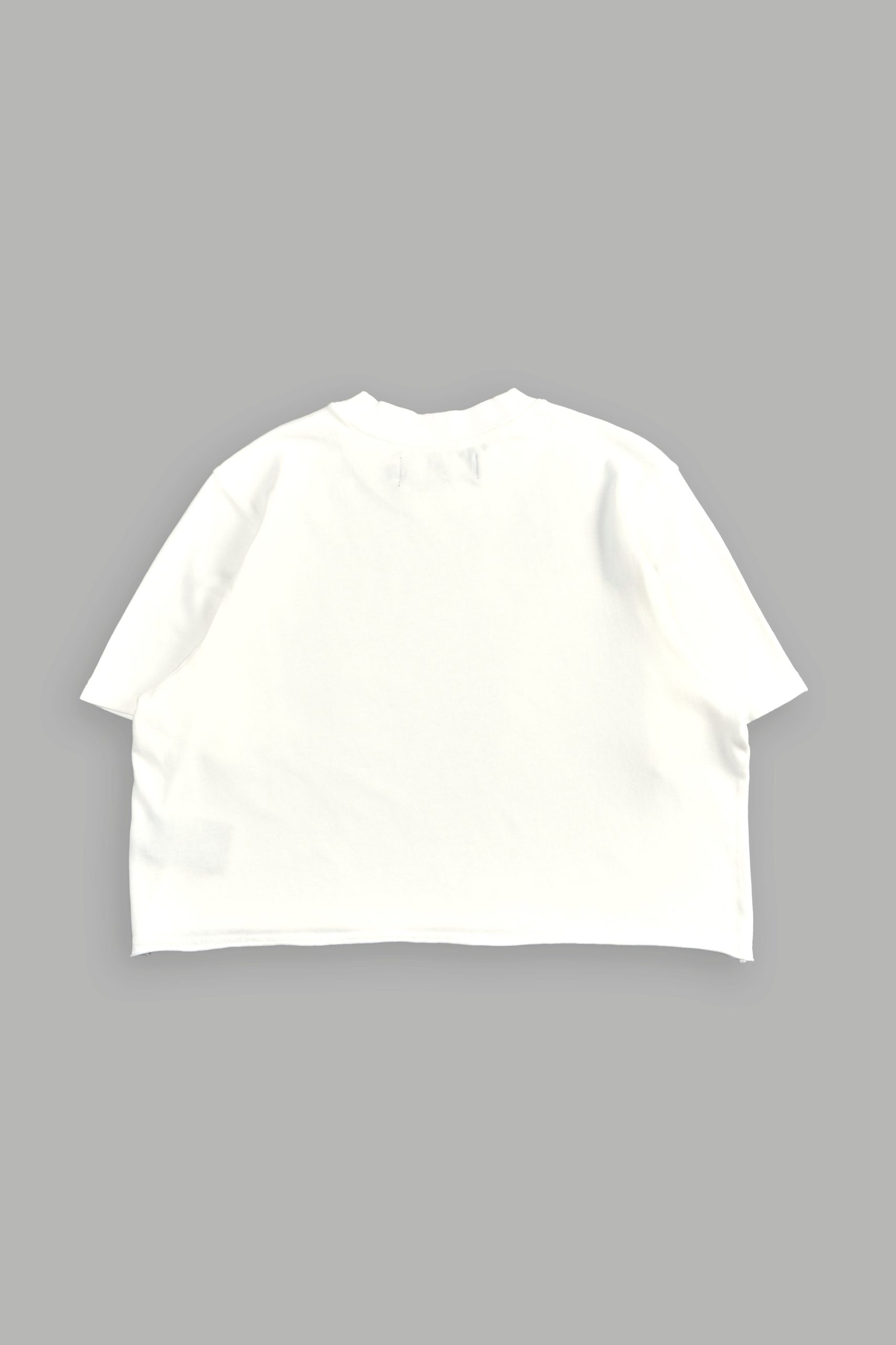 Crystal Code Premium Oversized (Cropped) Tee in Cream - Image 4