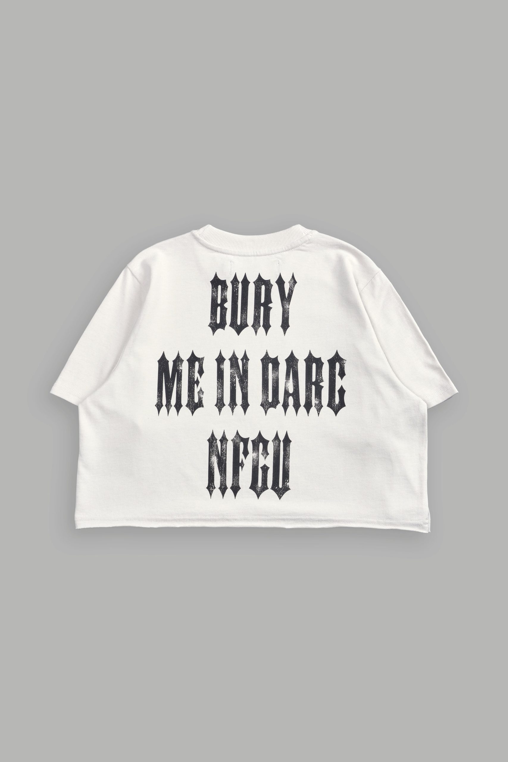Bury Me In Darc NFGU Premium (Cropped) Tee in Stone - Image 4