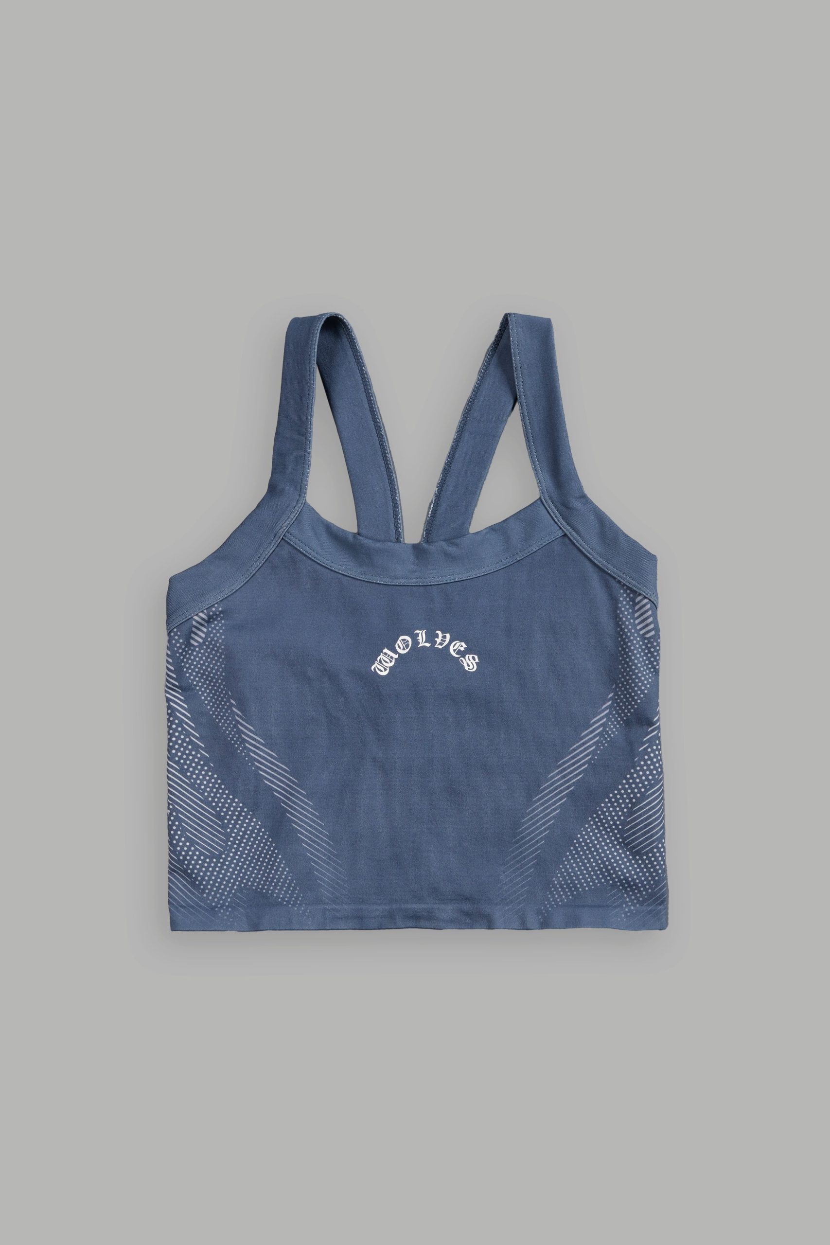 Moto Halftone Hannah Soft Seamless Tank in Charcoal Blue - Image 6