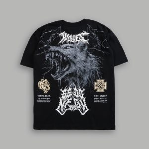 Fenrir Storm Premium Oversized Tee in Black