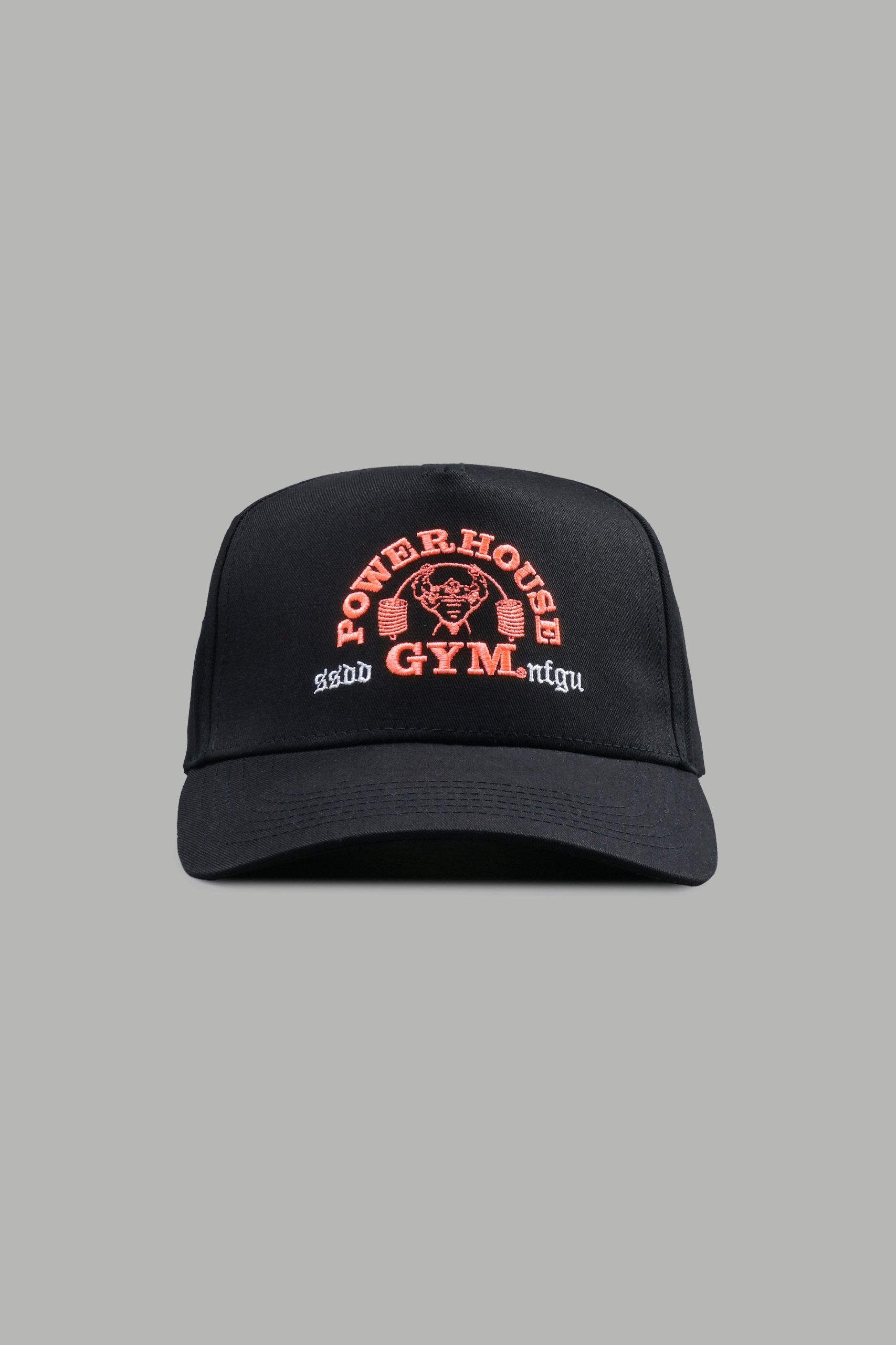 Powerhouse Wolves 5 Panel Hat in Black