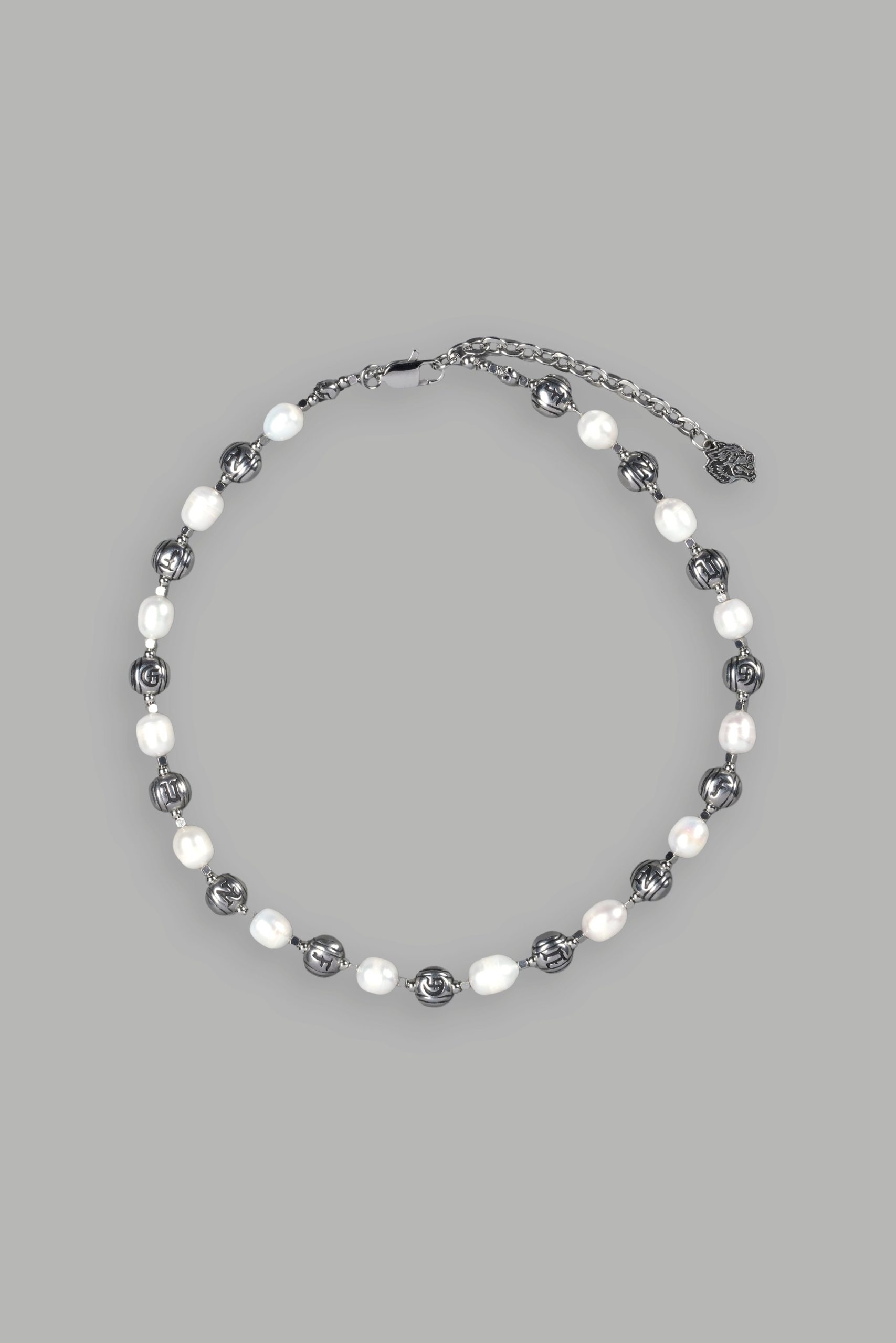 Our Mantra Big Pearl Necklace in Pearl White