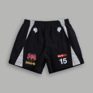You Underestimate My Power Zdan Shorts in Black