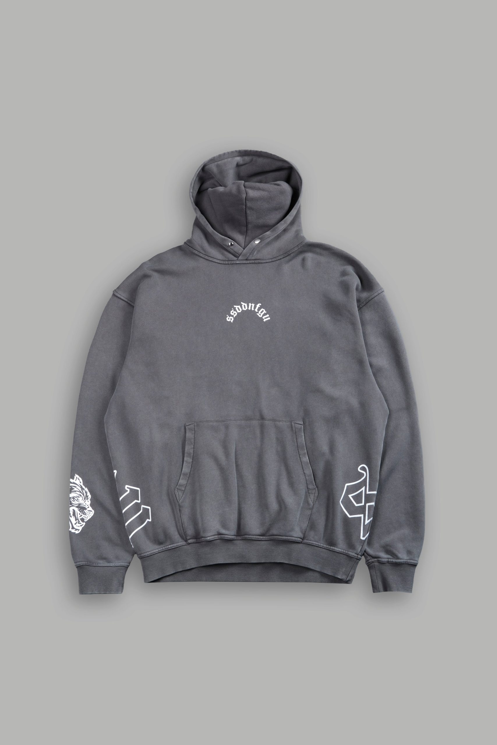 Our Sacrifice Pierce Hoodie in Slate Gray - Image 3