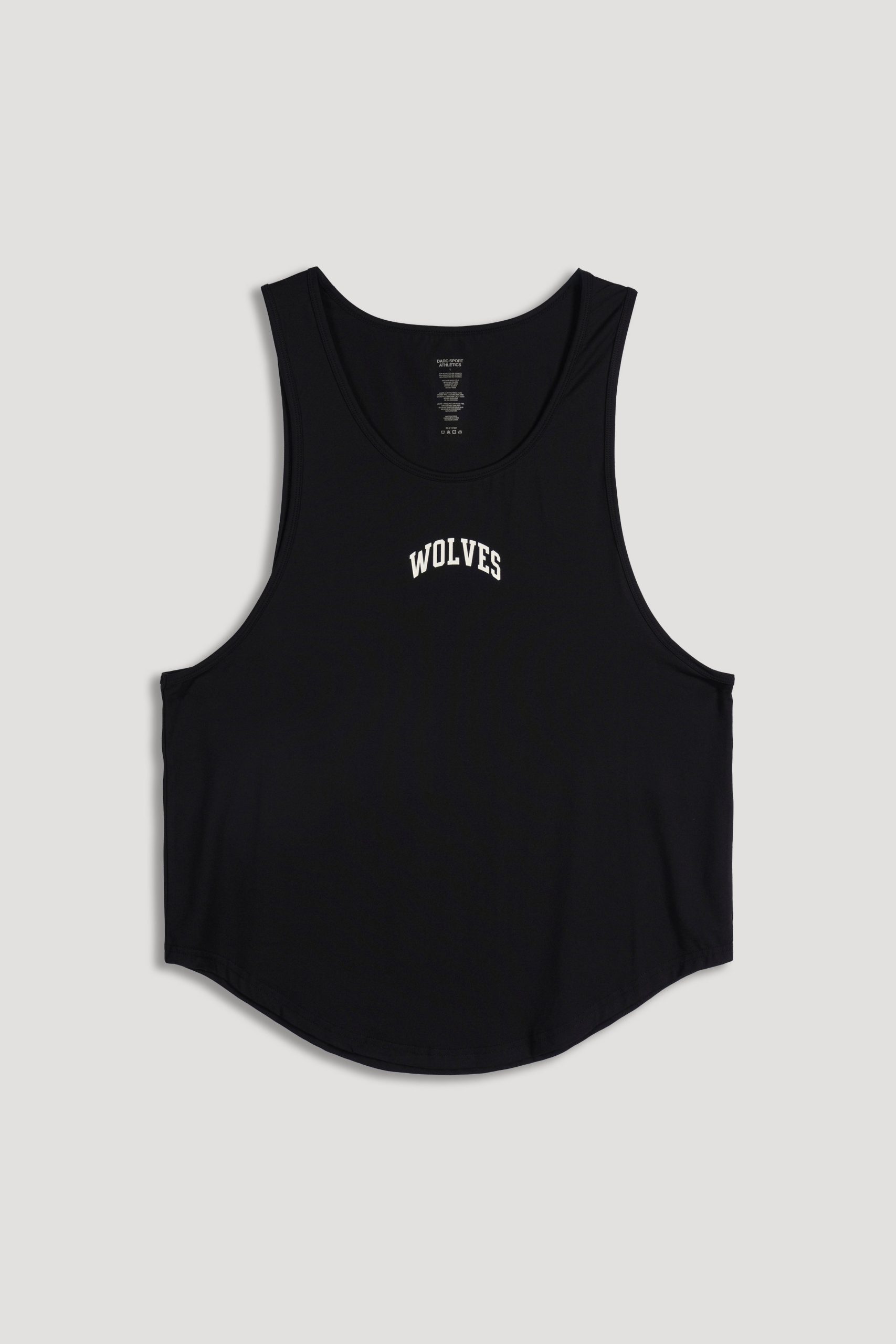 Loyalty Forever Dry Wolf Drop Tank in Black - Image 3