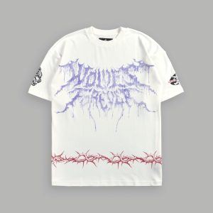 Drip Hesh Premium Oversized Tee in Cream