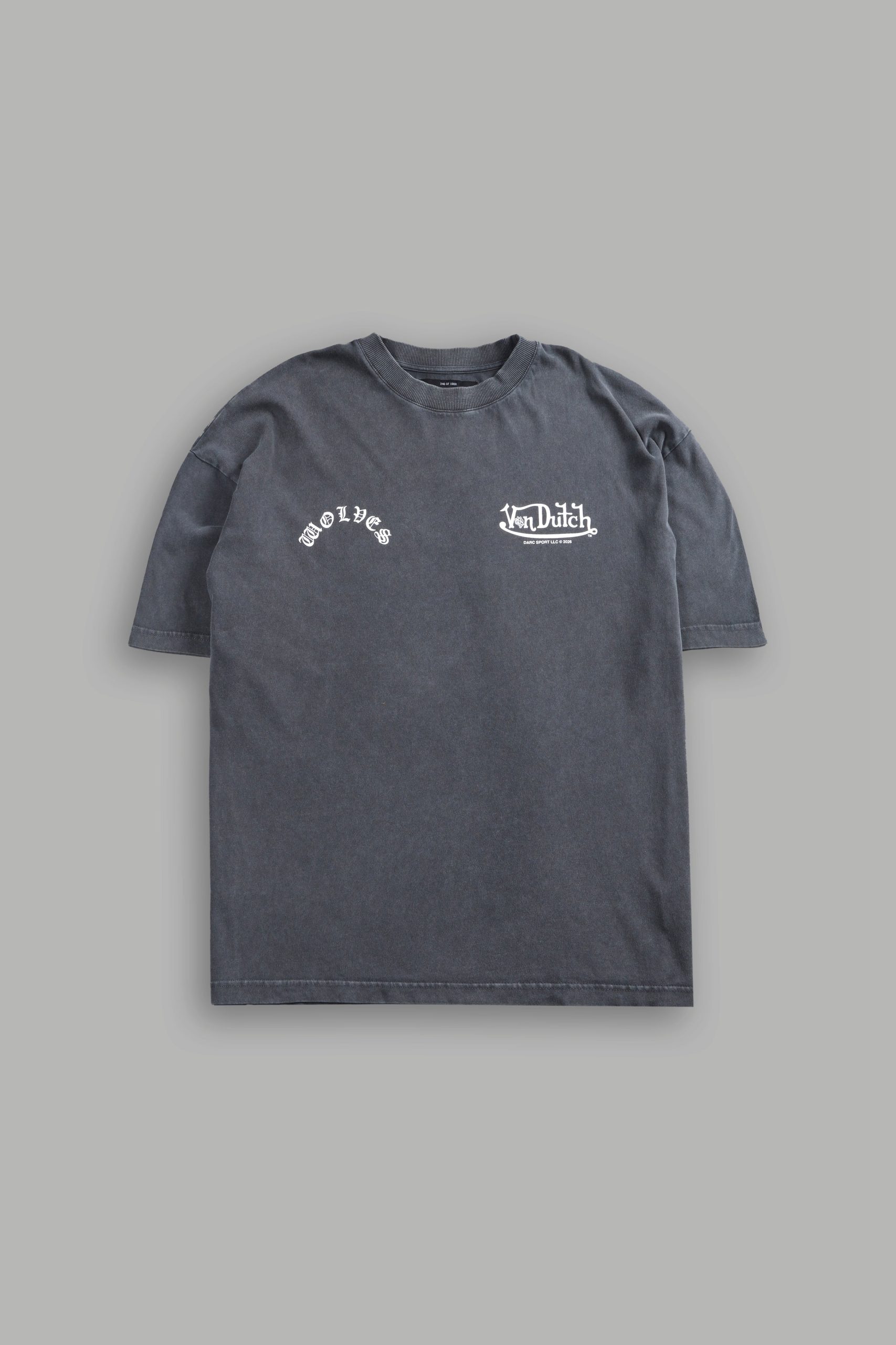 Von Darc Premium Oversized Tee in Wolf Gray - Image 3