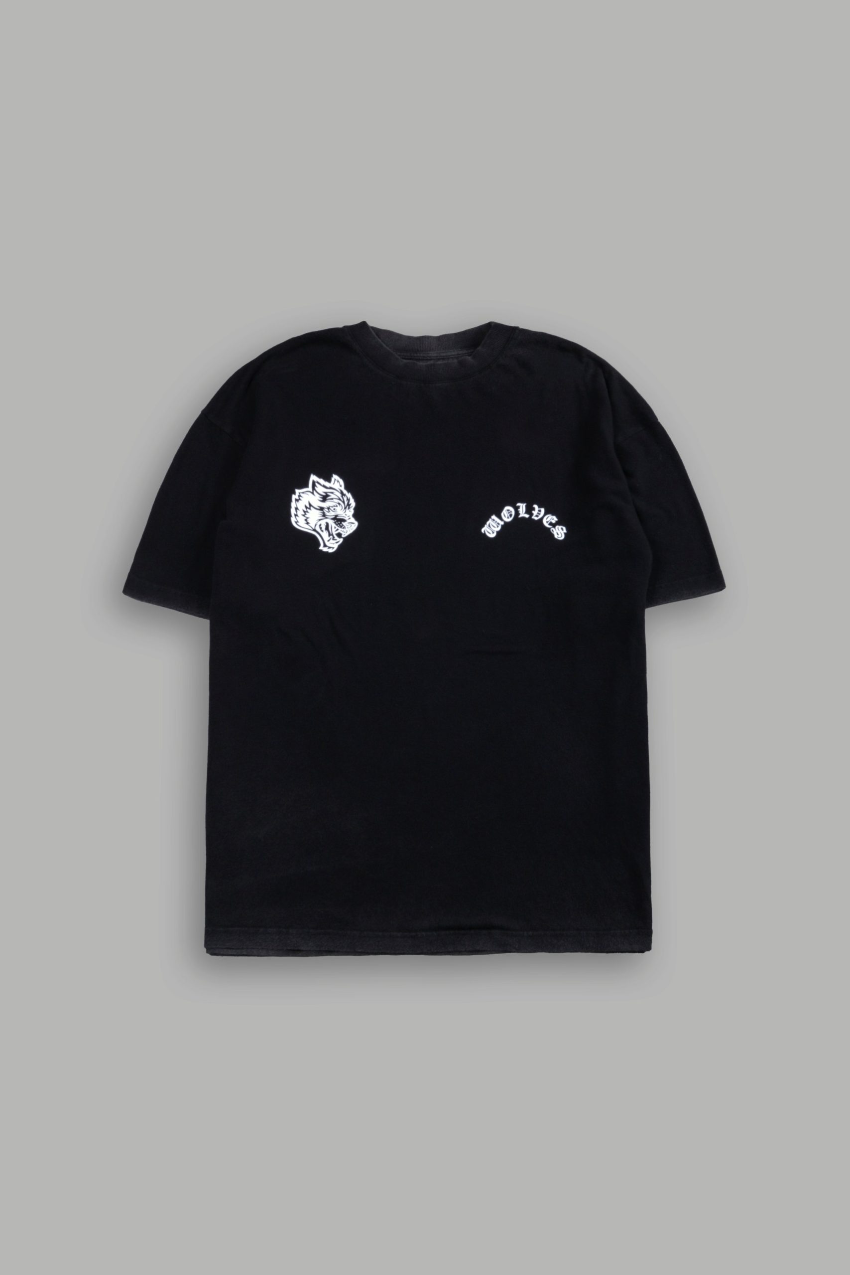 Crossed Hearts Premium Oversized Tee in Black - Image 3