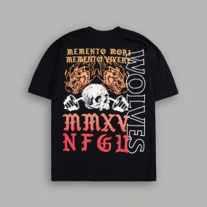 Yesterday's Gone Premium Oversized Tee in Black