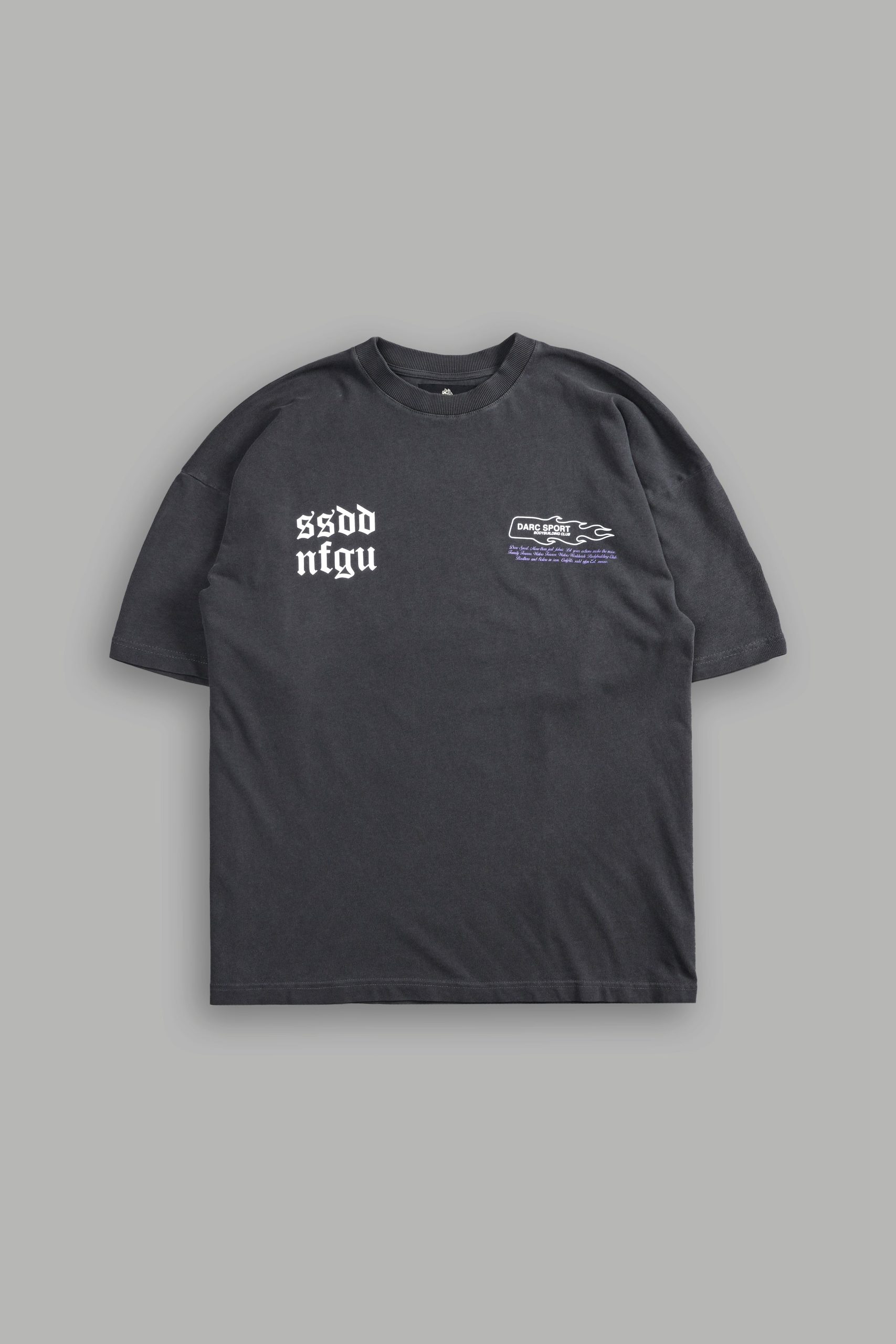 Three Wolves Premium Oversized Tee in Wolf Gray - Image 3