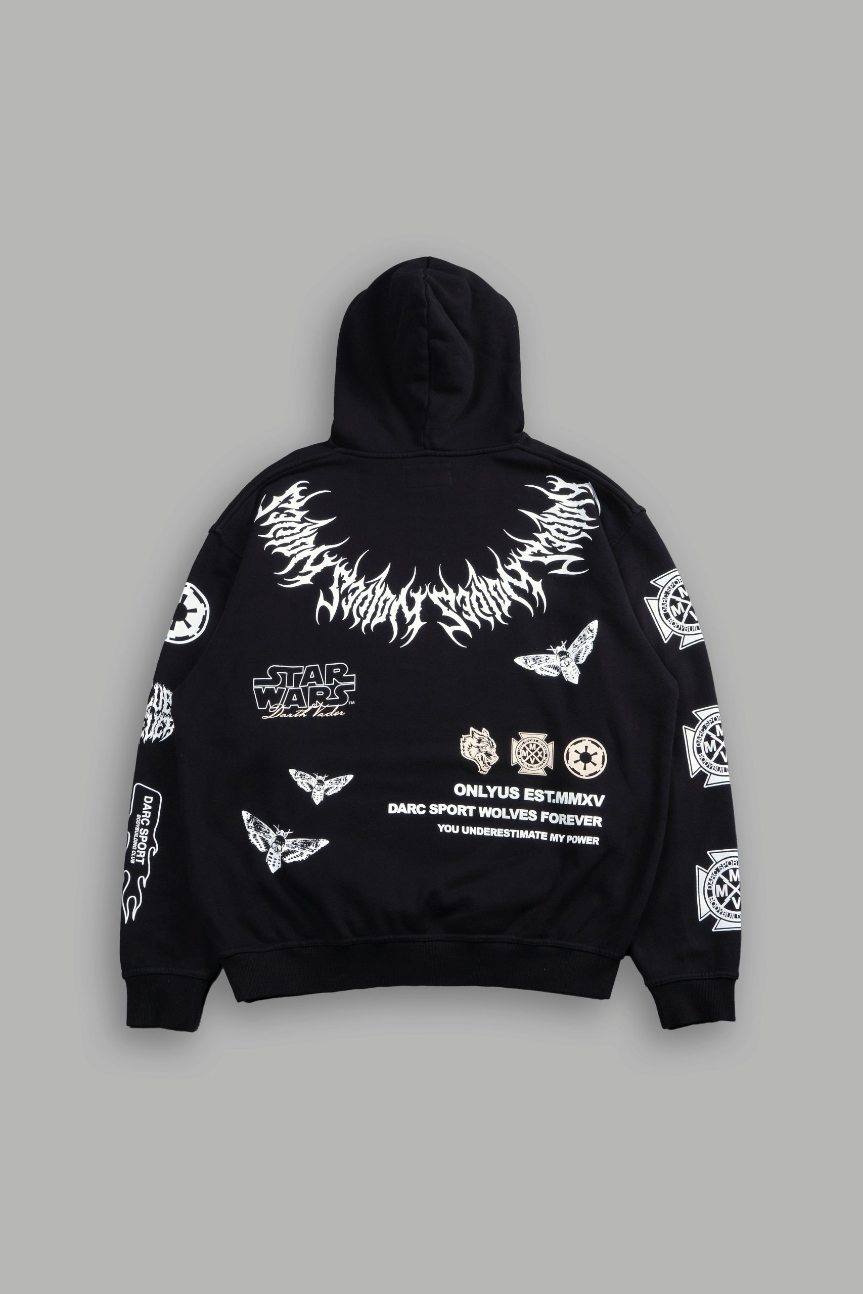 The Power of The Dark Side Vader Pierce Hoodie in Black - Image 2