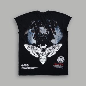 Dark Betrayal Premium Cap Sleeve Tee in Black
