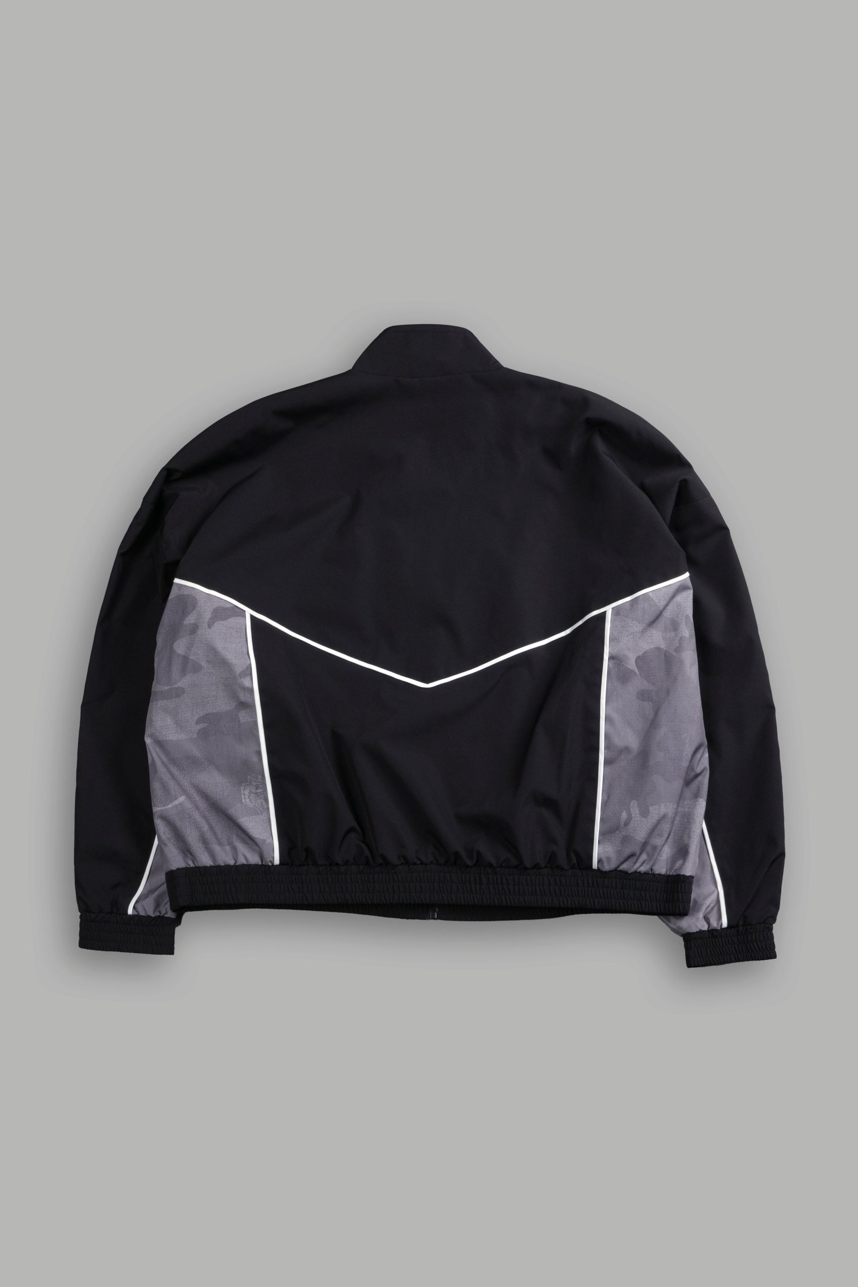 Drip Hesh Quinn Track Jacket in Black/Lush Vintage Woodland Camo - Image 3