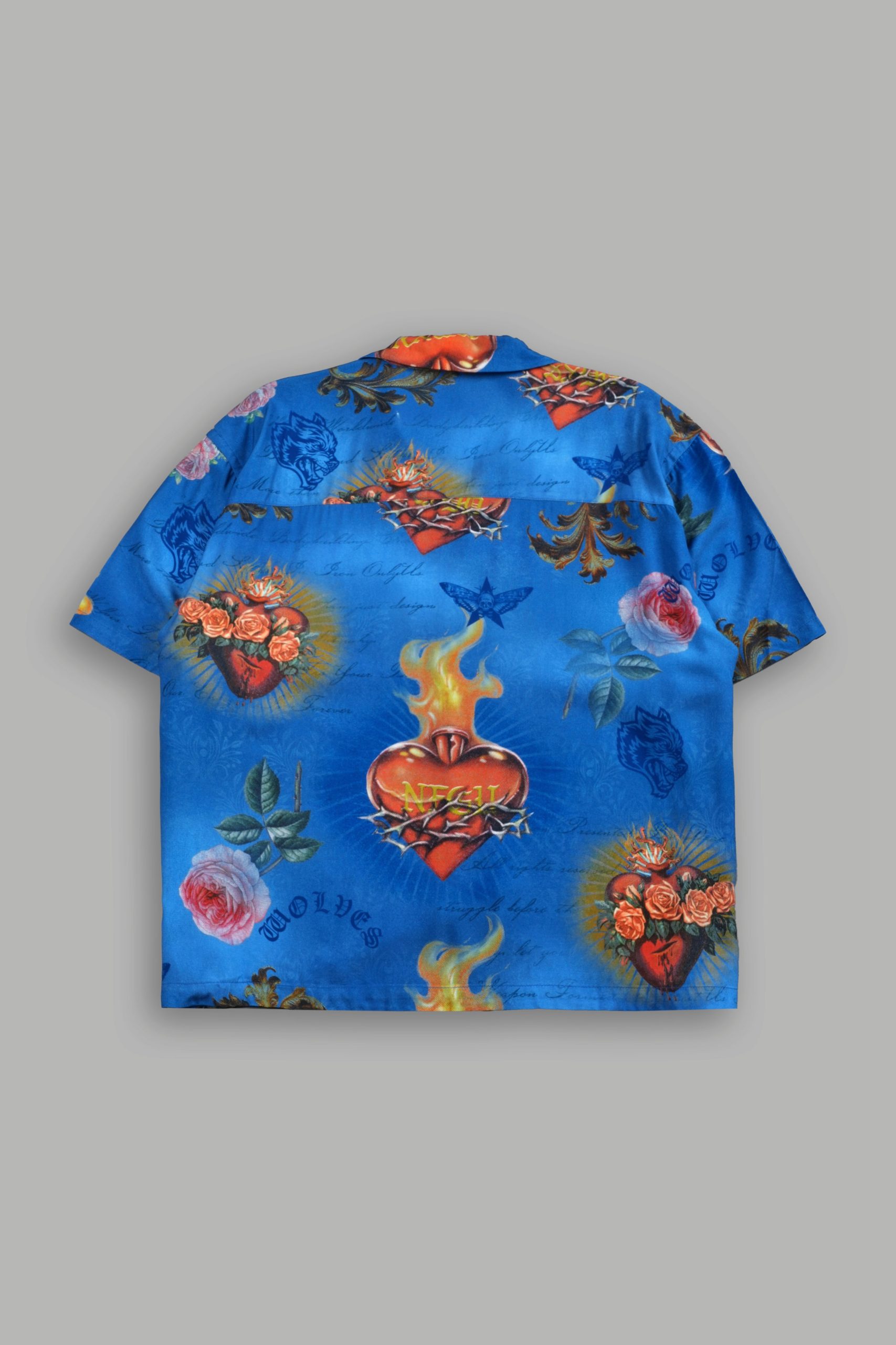 Sacred Path Mid-Length Button Up in Corazon de Fuego - Image 3
