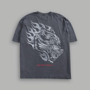 Von Darc Premium Oversized Tee in Wolf Gray