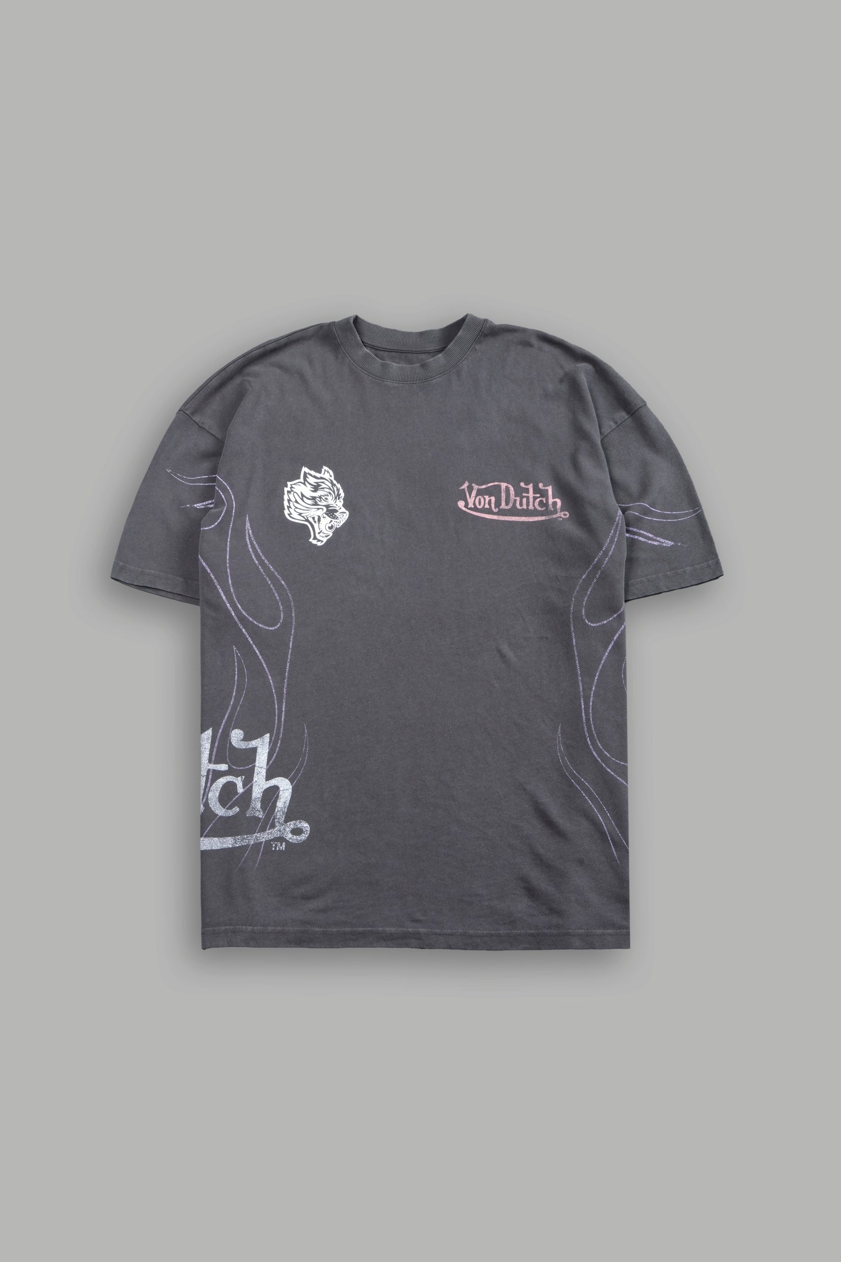 Darc Omen Side-By-Side Series Premium Tee in Slate Gray - Image 3