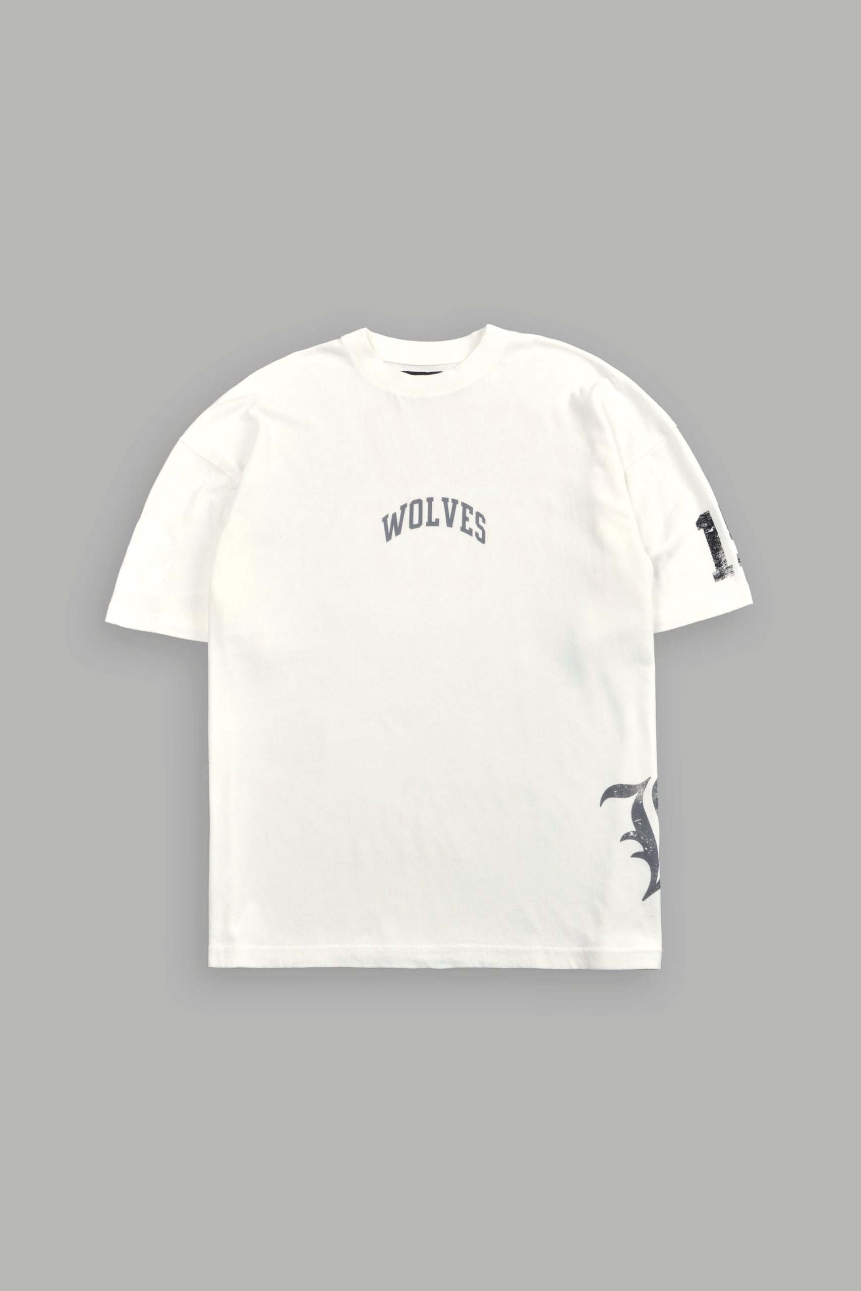 La Ca Frvr Premium Oversized Tee in Cream - Image 3
