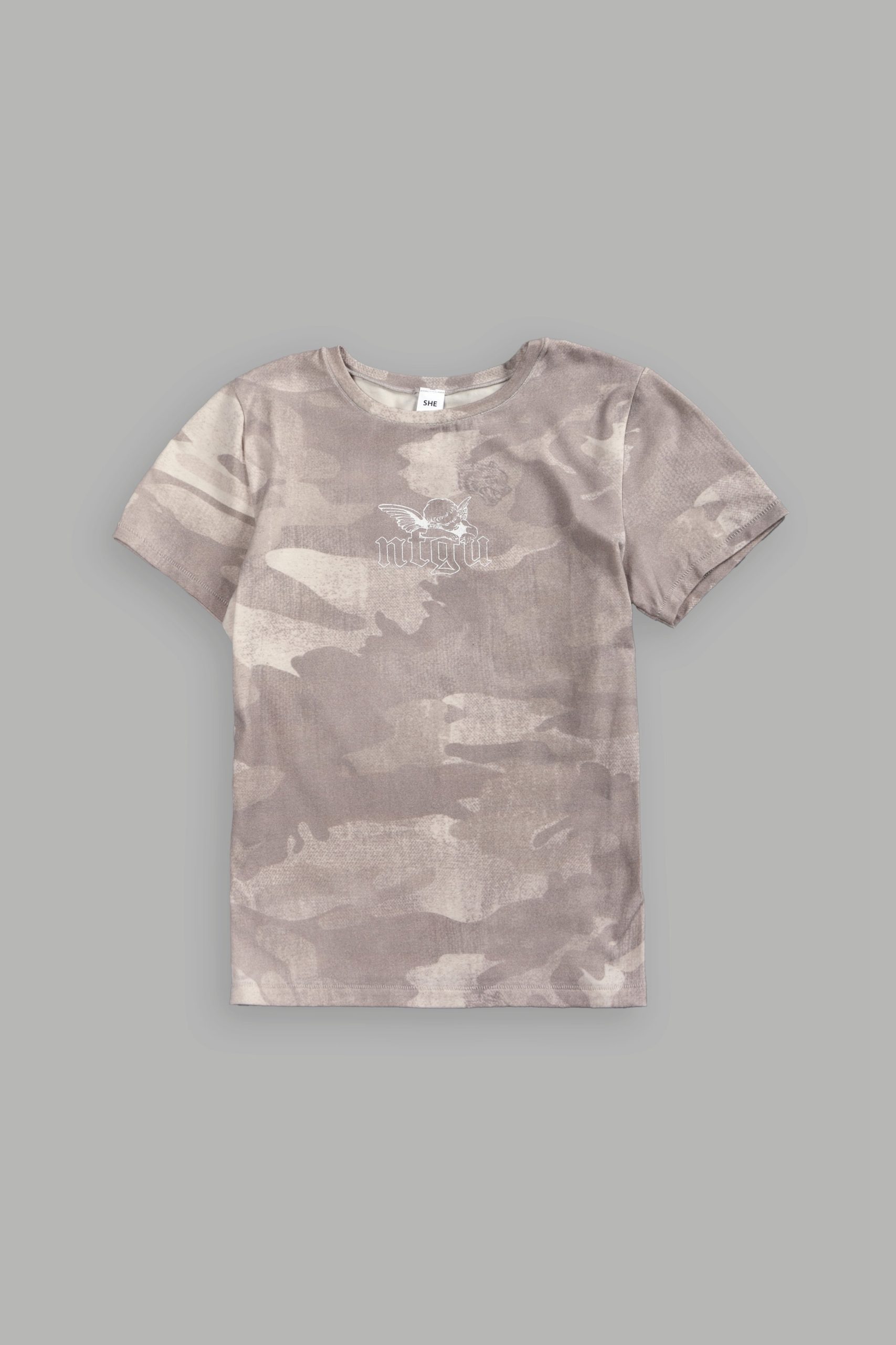 Cherub NFGU Eden S/S Tee in Clay Vintage Woodland Camo