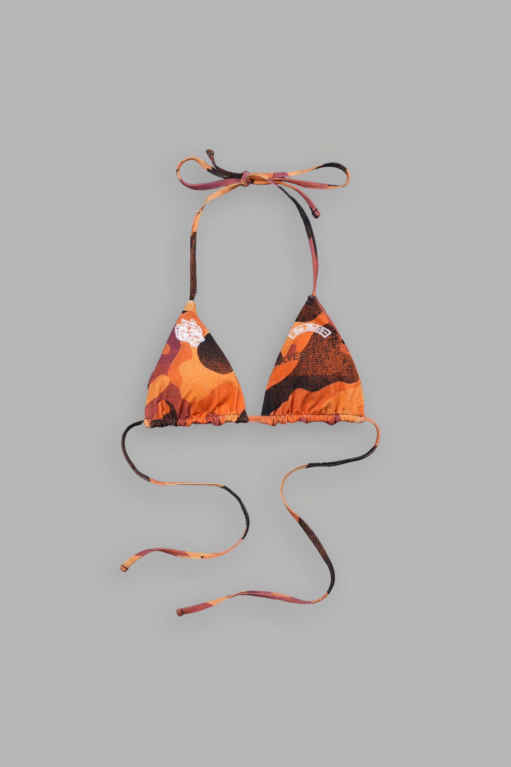 VD Chopper Nikita Triangle Top in DSVD Orange Camo - Image 15