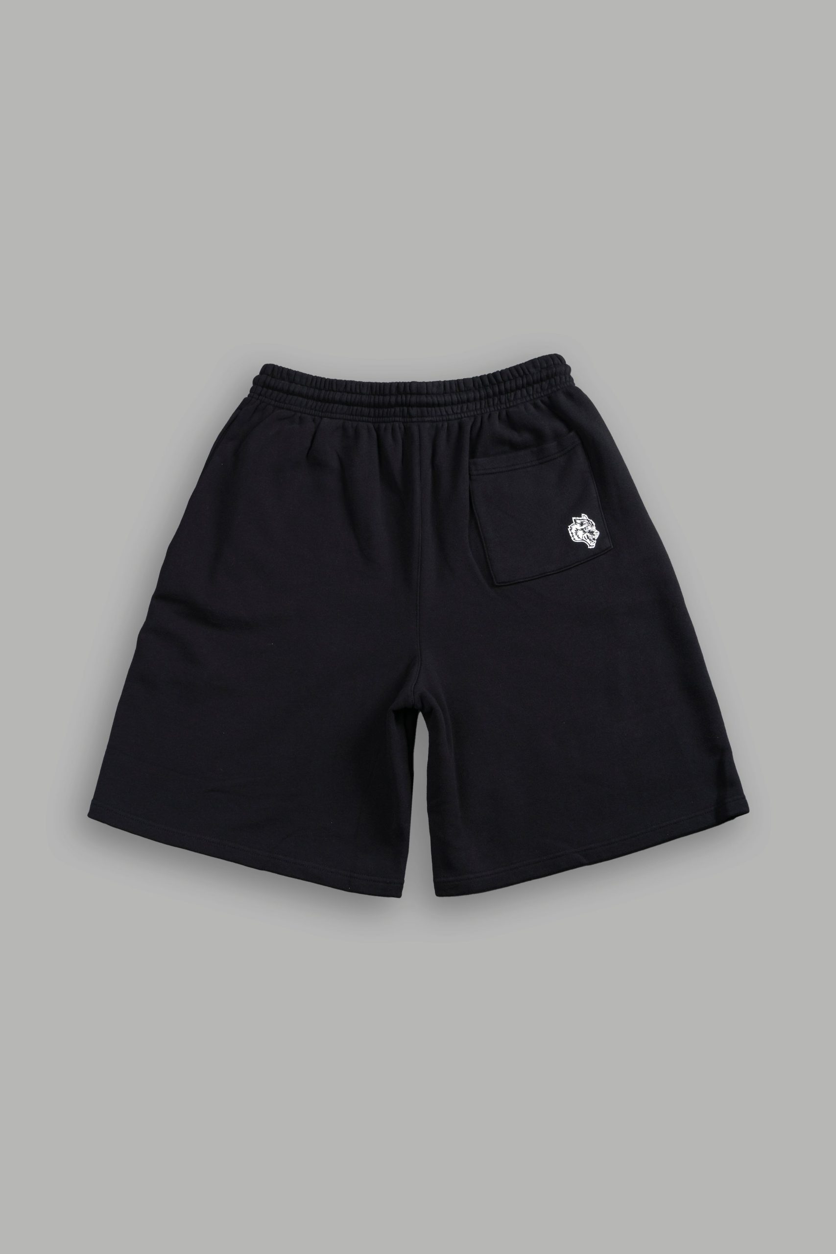 SSDD NFGU Gym Oversized Osiris Sweat Shorts in Black - Image 2