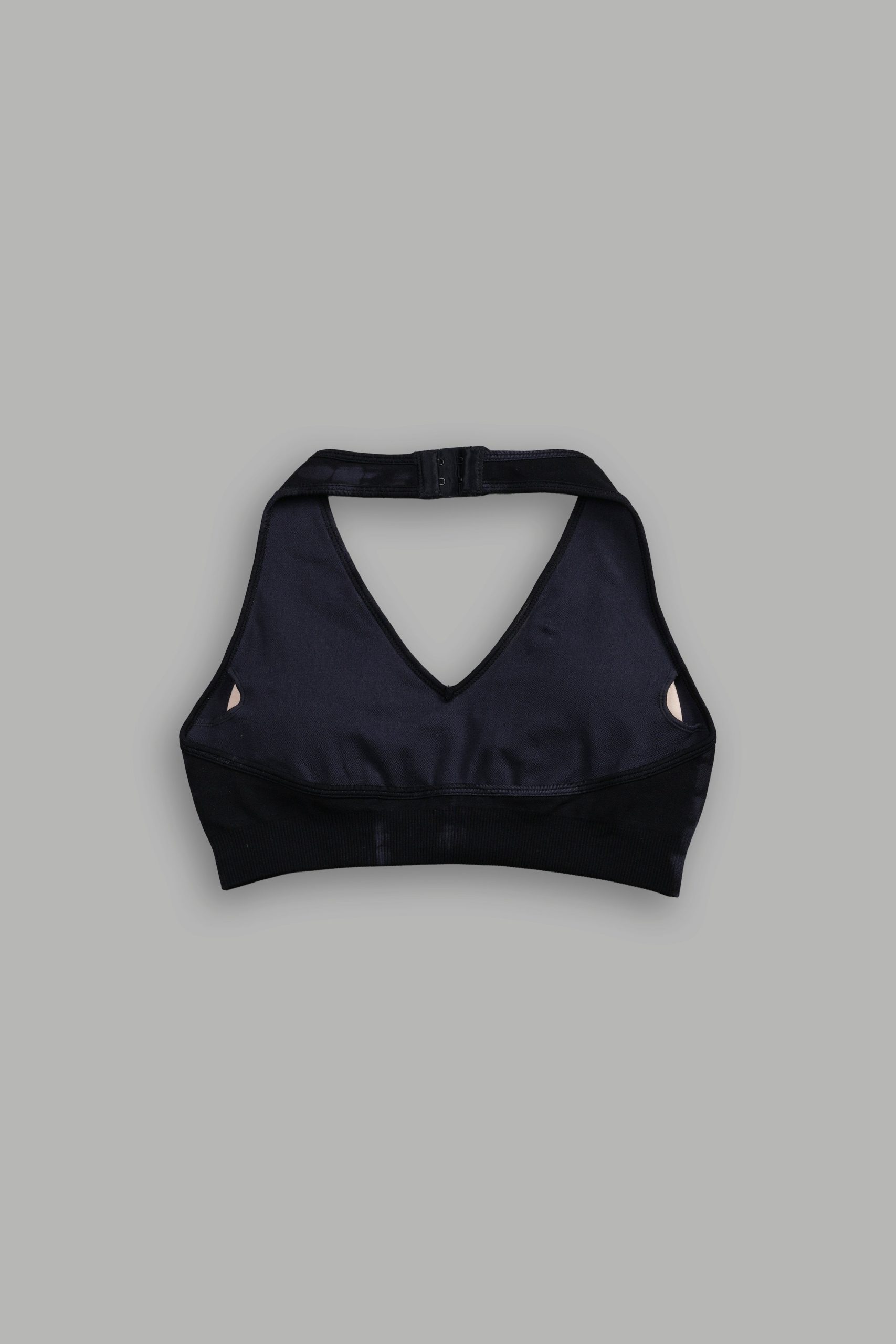 Chopper Everson Seamless Halter Bra in Black Tonal Serpent - Image 4