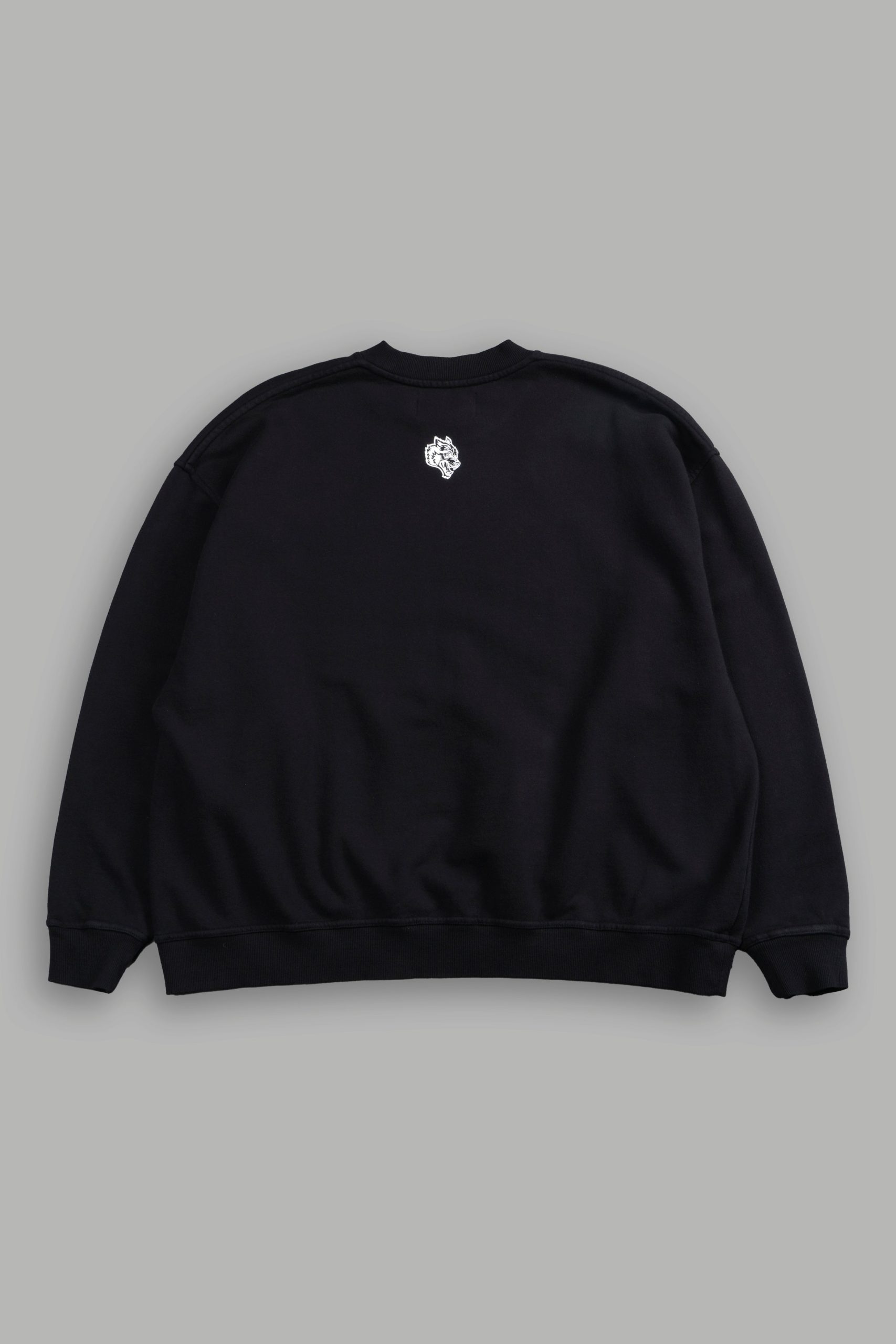 Darc Sport MMXV Grunge Oversized London Unisex Crewneck in Black - Image 3