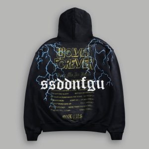 Darc Storm Pierce Hoodie in Black Drift Wash