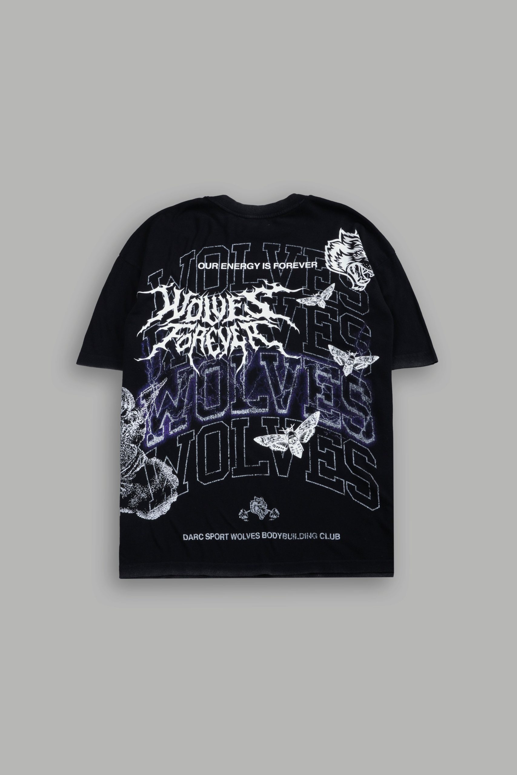 Work In Silence NFGU Premium Oversized Tee in Black