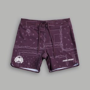 Darc Sport Wolves Club 5.5 No Weapon Stage Shorts in Cherry Wine Thorn Paisley
