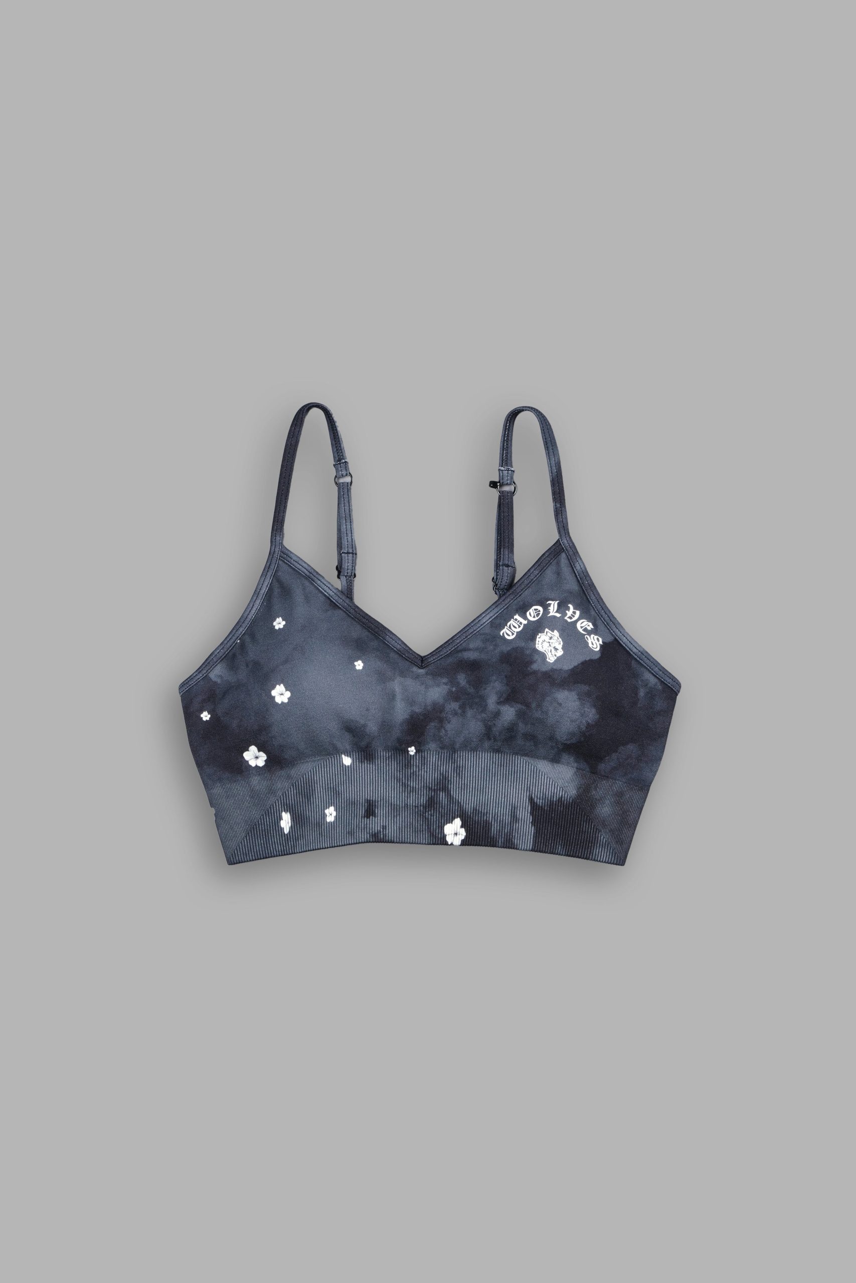 Chopper V2 Everson Seamless Sports Bra in Black Cherry Ghost Clouds - Image 3