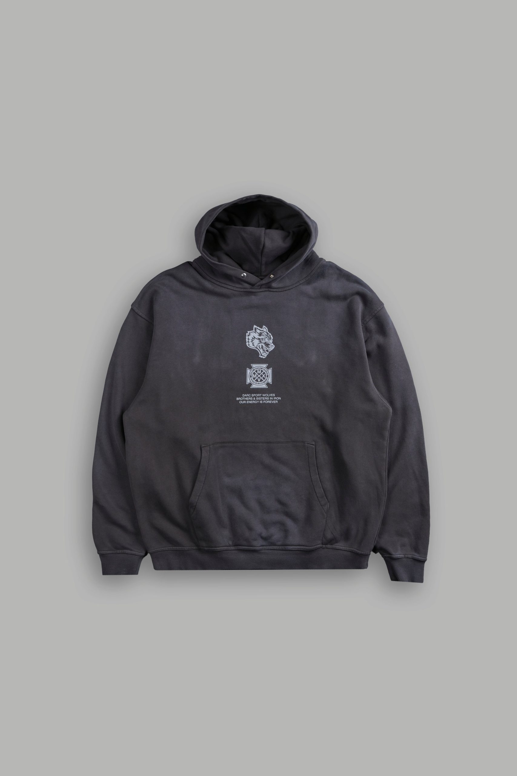 Ashes of the Dark V2 Pierce Hoodie in Wolf Gray Drift Wash - Image 3