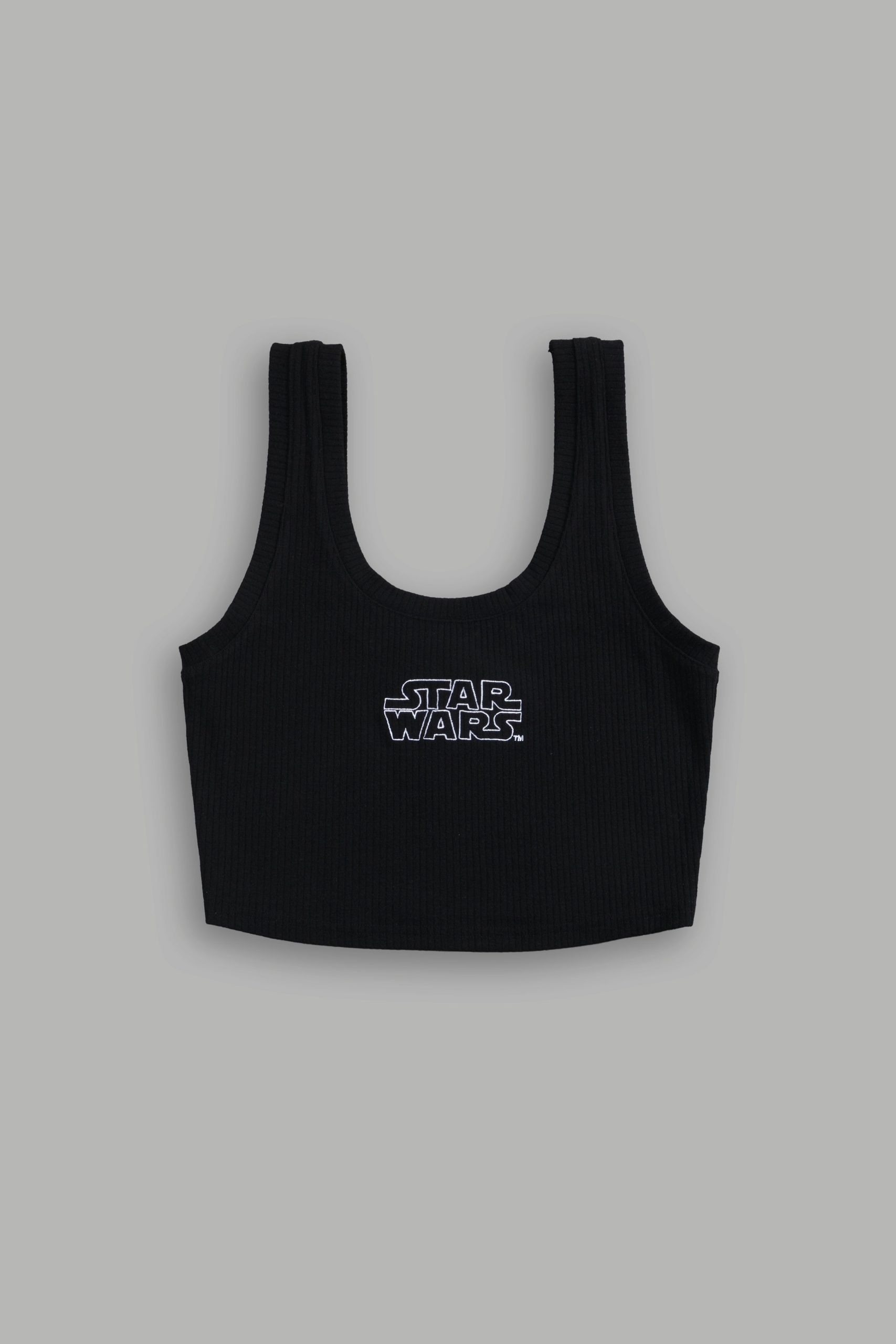 Star Wars She Classic Ribbed Tank in Black - Image 3