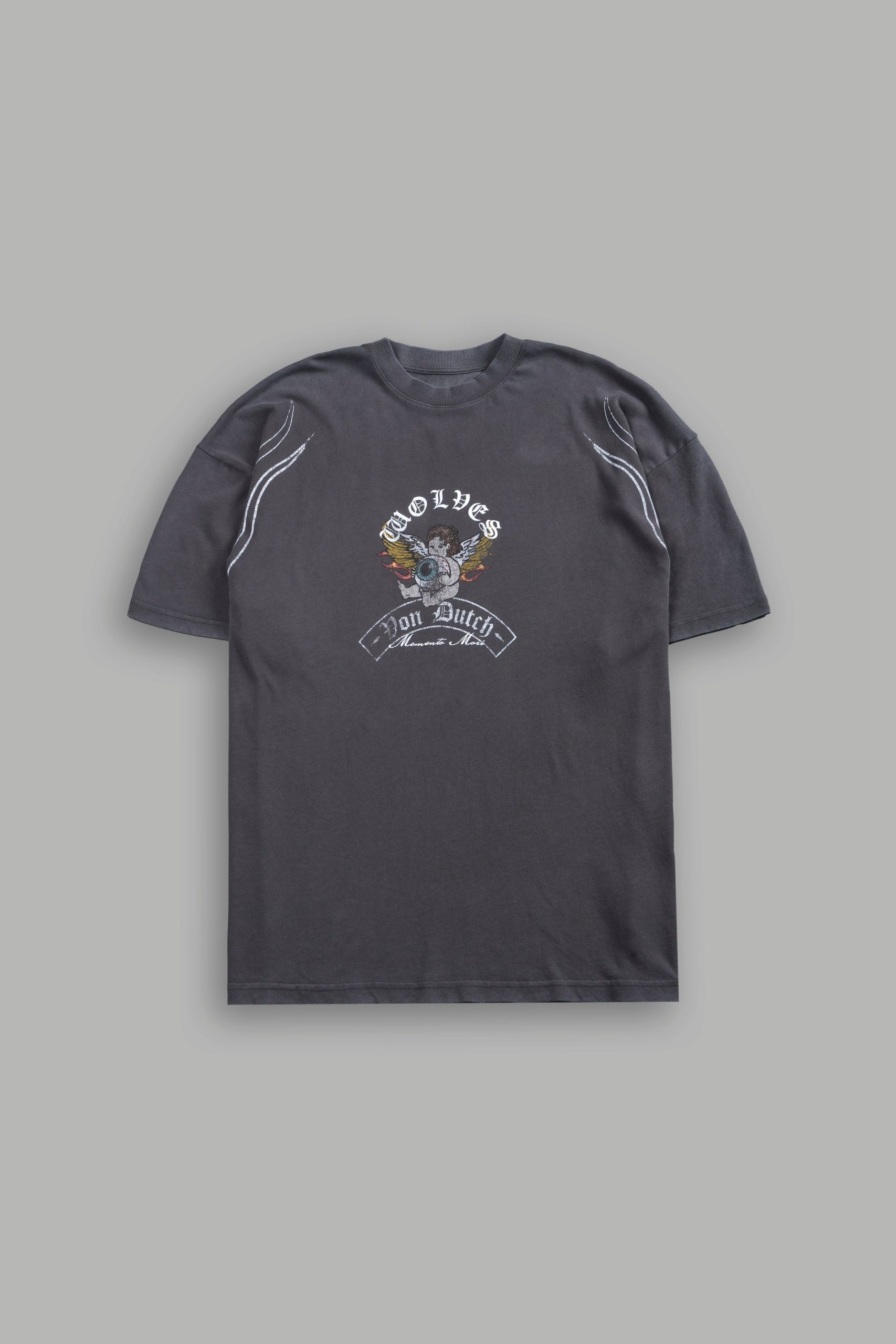Darc Eyeborn Side-By-Side Series Premium Tee in Wolf Gray - Image 2