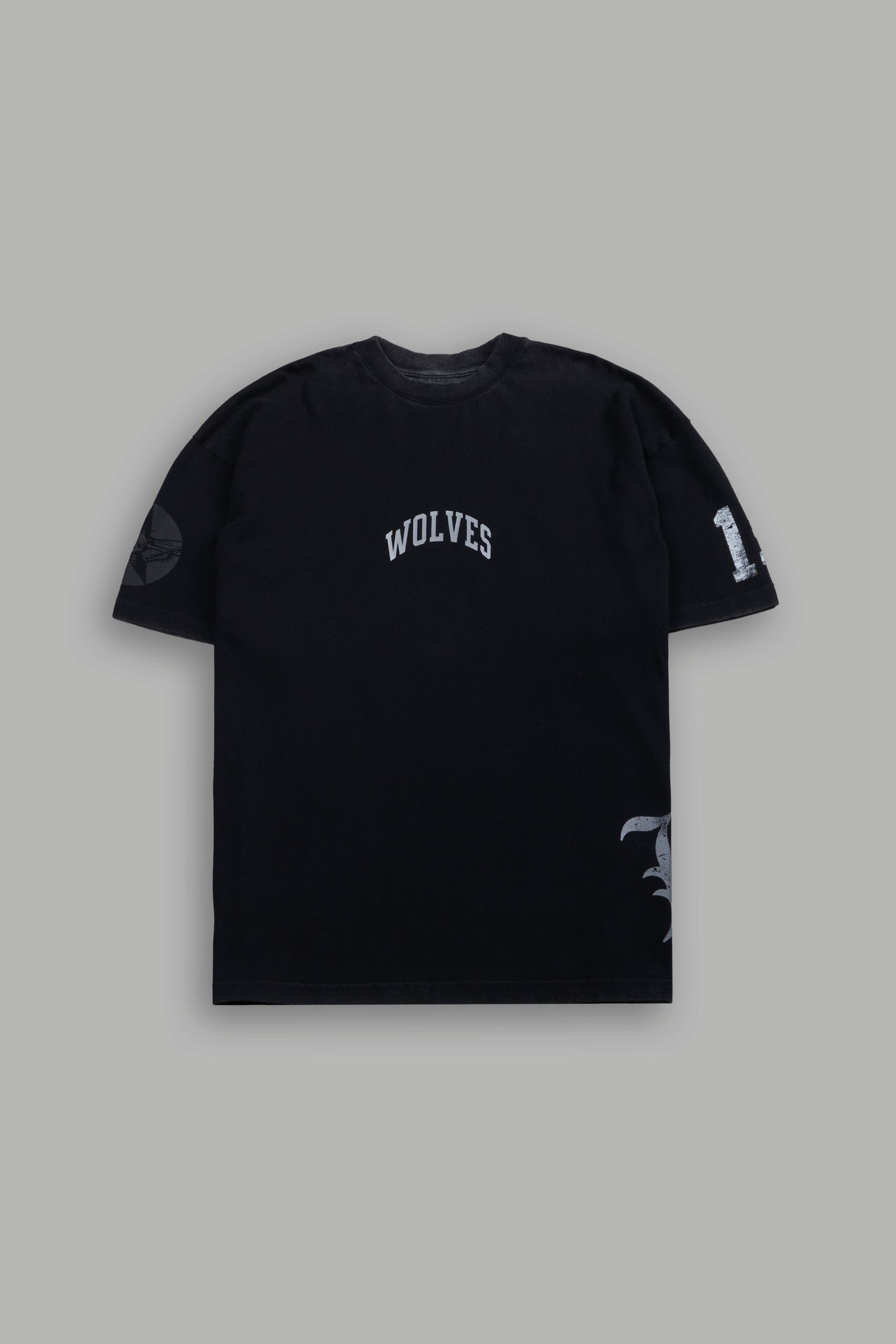La Ca Frvr Premium Oversized Tee in Black - Image 3