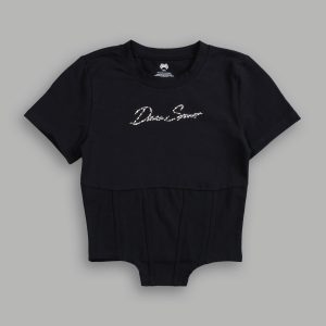 Darc Star Salem Corset Tee in Black