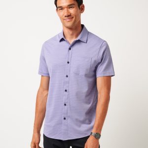 Knit Trip To The City Button-Up