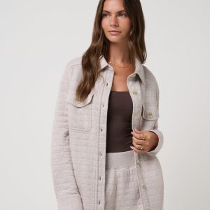 Cloud Coastal Quilted Shacket